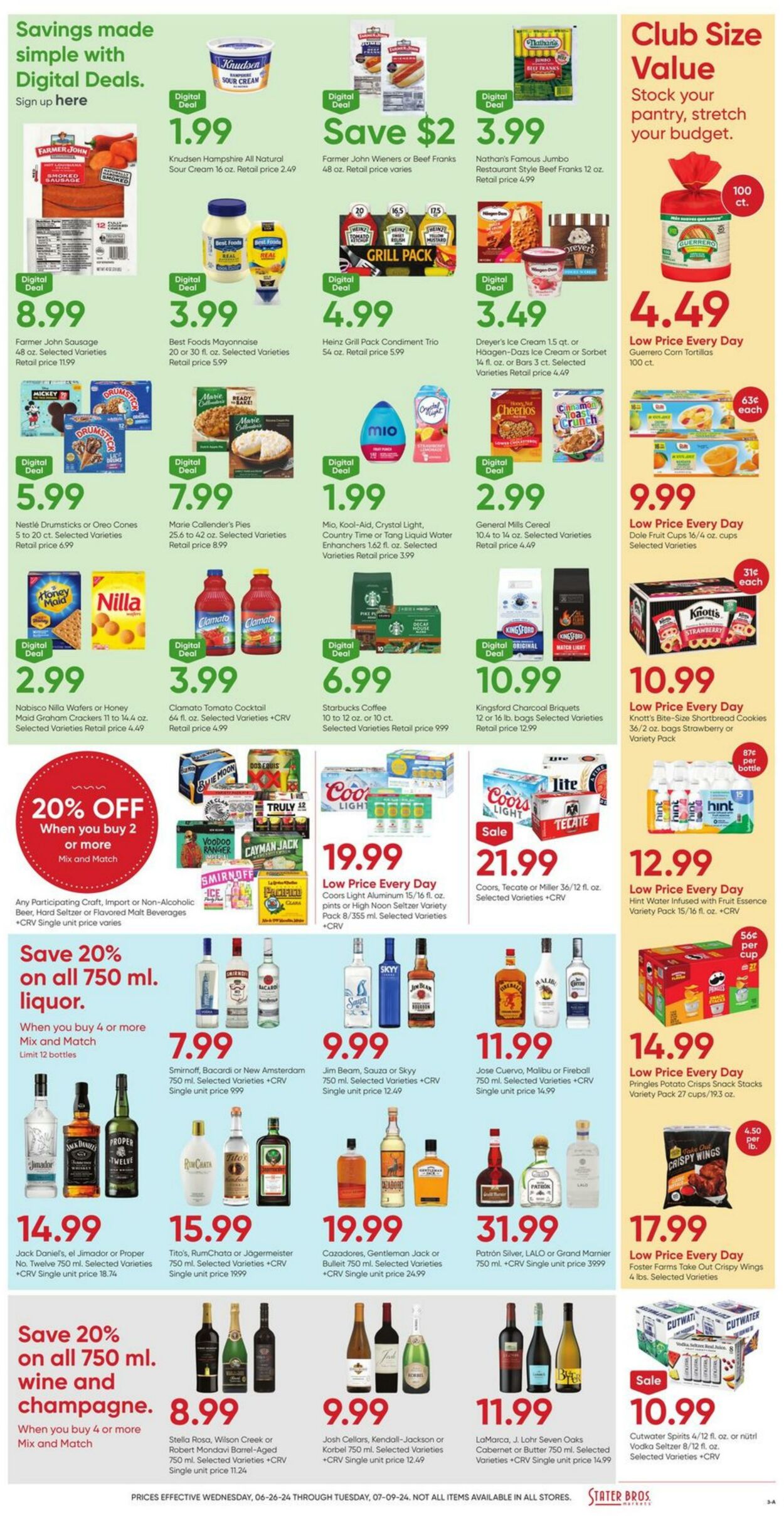 Weekly ad Stater Bros 06/26/2024 - 07/02/2024
