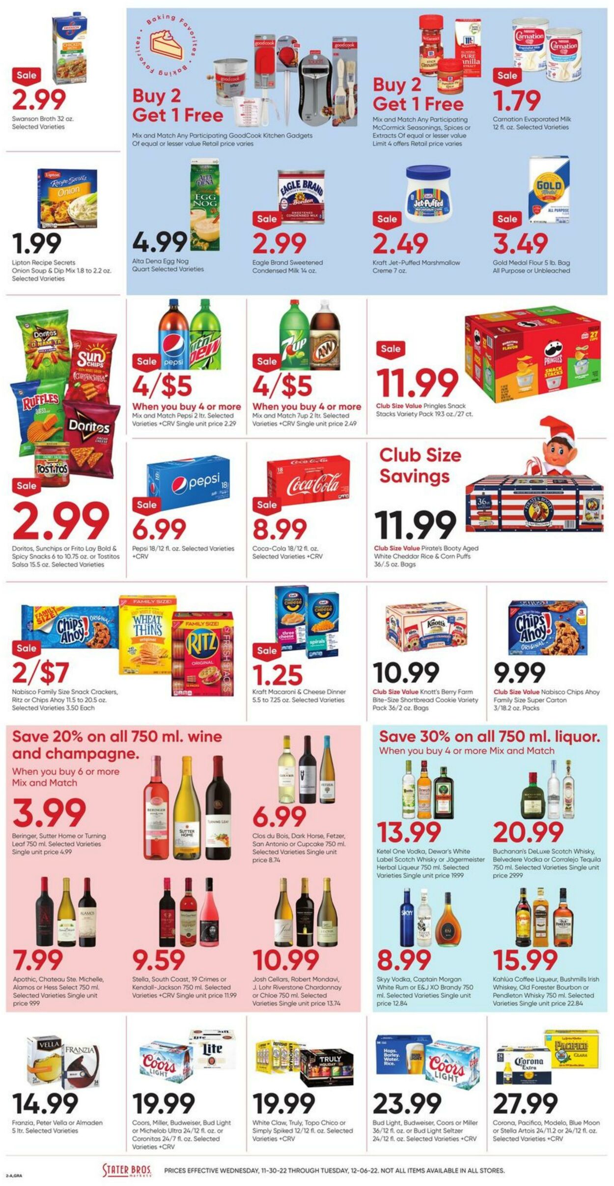 Weekly ad Stater Bros 11/30/2022 - 12/06/2022