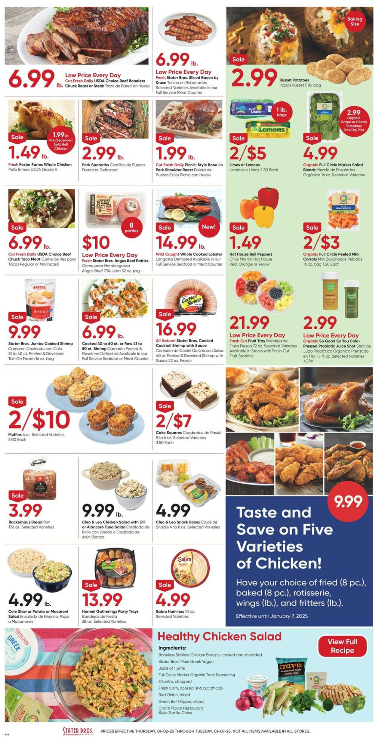 Weekly ad Stater Bros 01/02/2025 - 01/07/2025