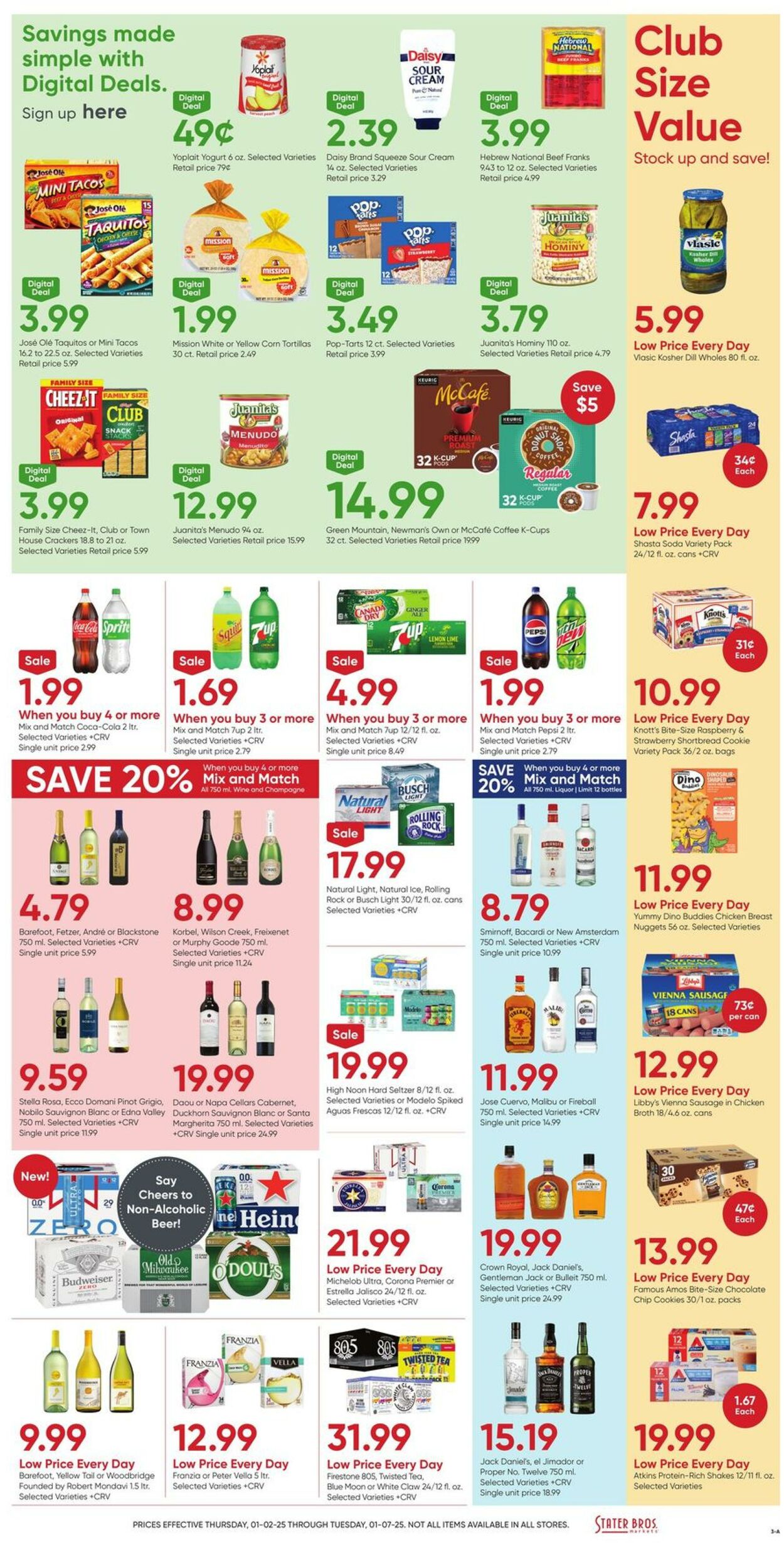 Weekly ad Stater Bros 01/02/2025 - 01/07/2025