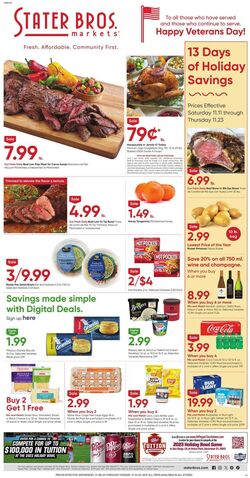 Weekly ad Stater Bros 11/08/2023 - 11/14/2023