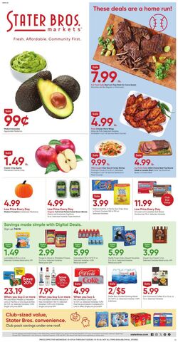 Weekly ad Stater Bros 09/14/2022 - 09/20/2022