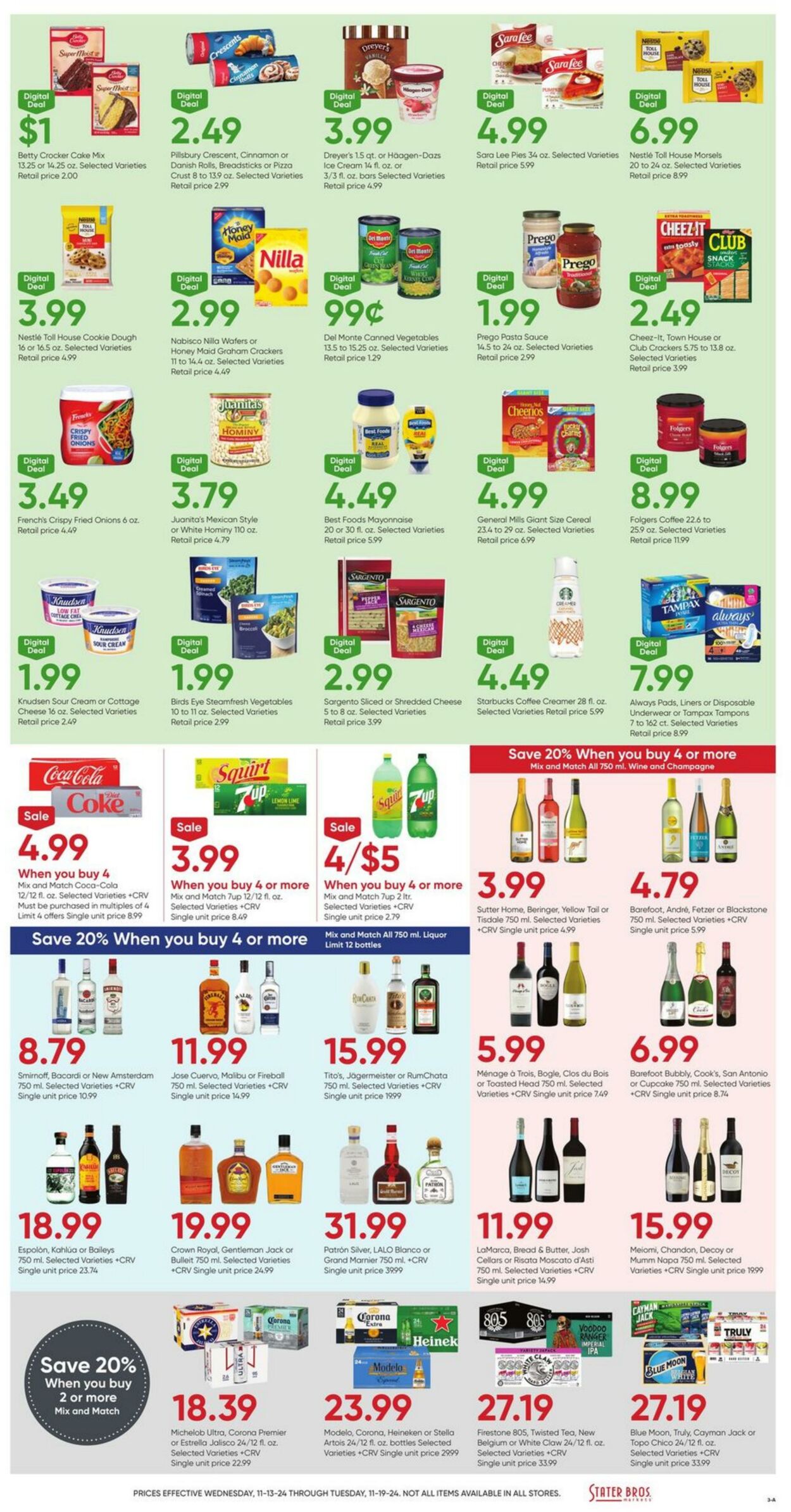 Weekly ad Stater Bros 11/13/2024 - 11/19/2024