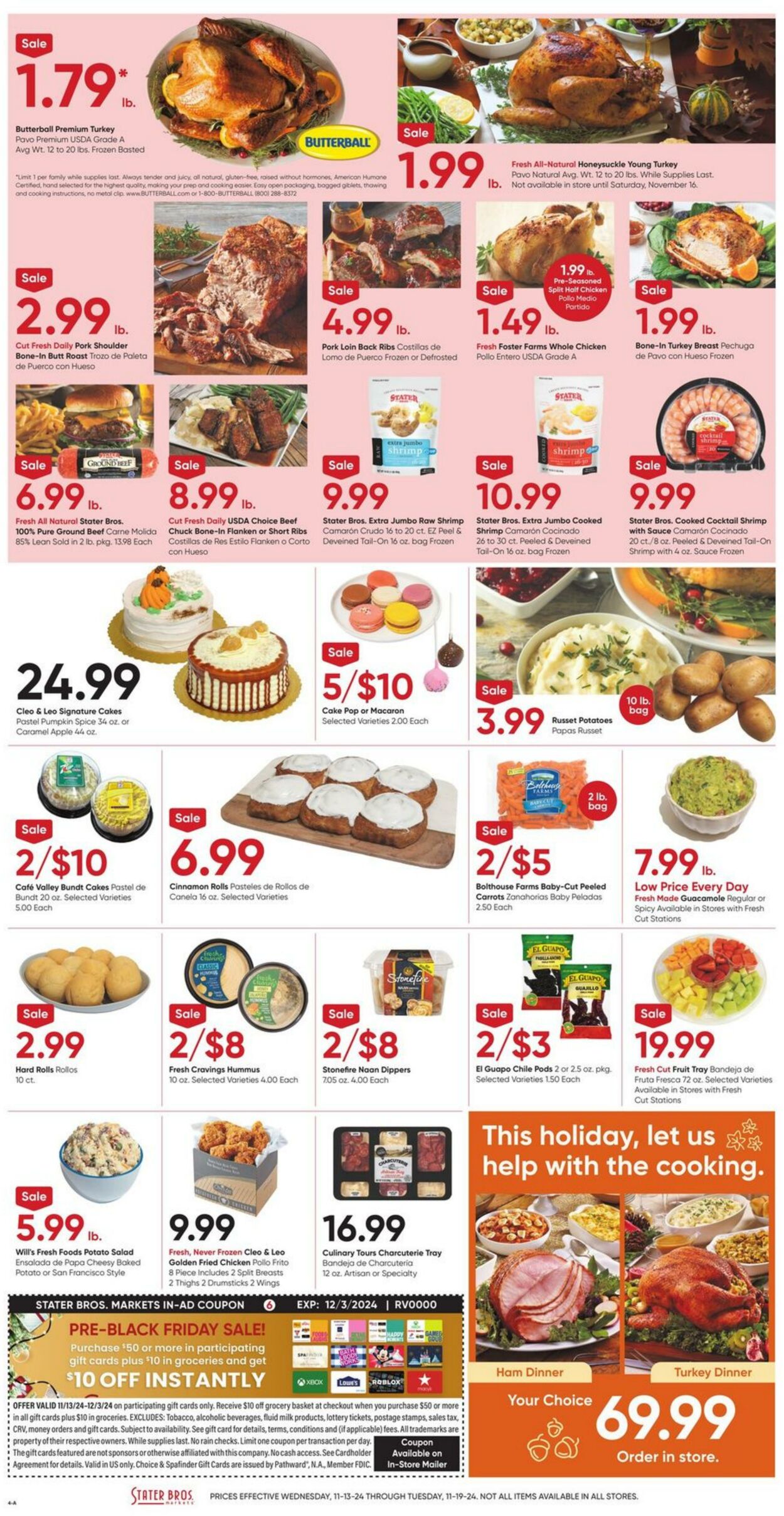 Weekly ad Stater Bros 11/13/2024 - 11/19/2024