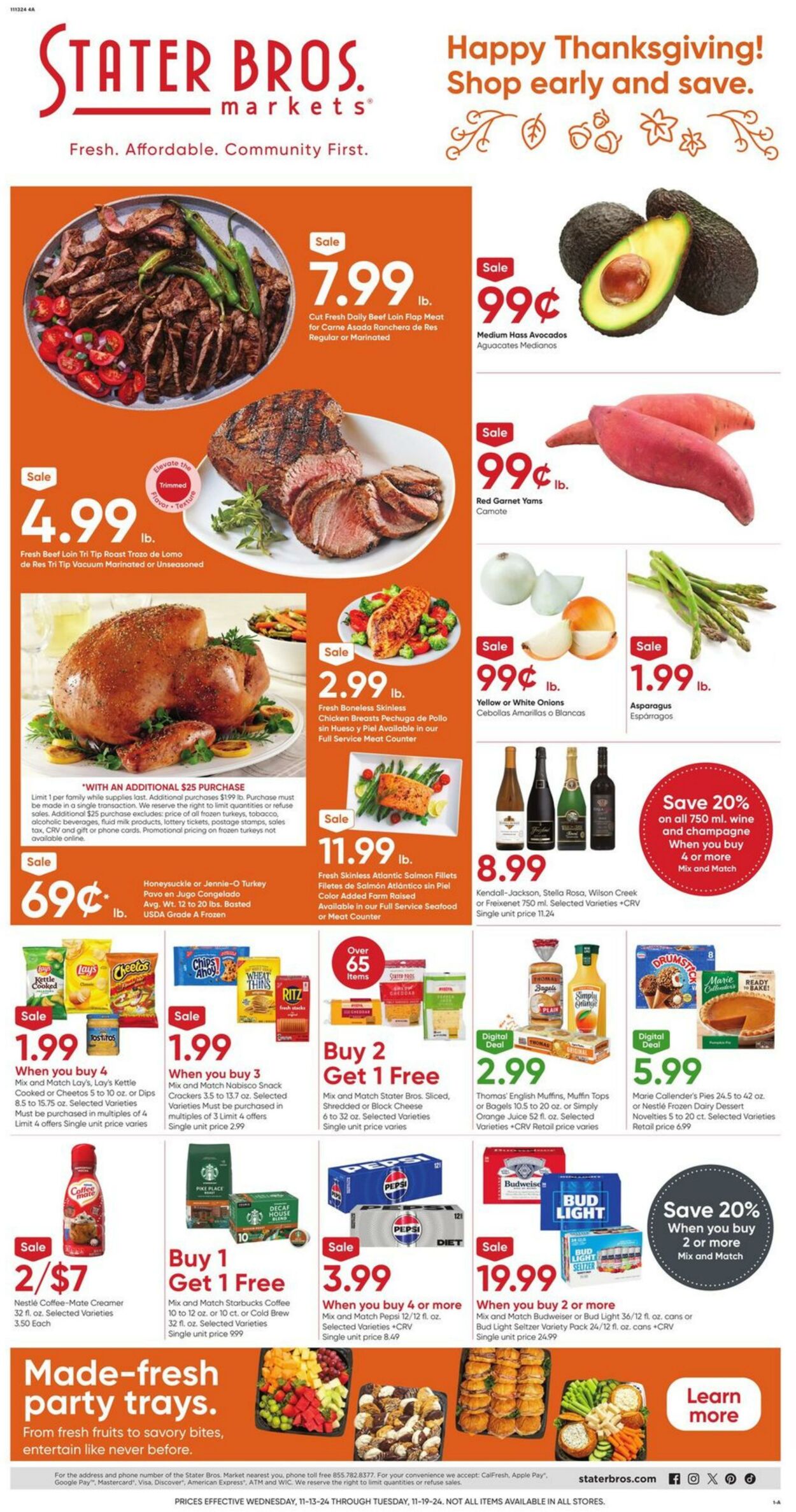 Stater Bros Promotional weekly ads