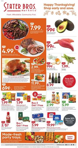 Weekly ad Stater Bros 11/13/2024 - 11/19/2024