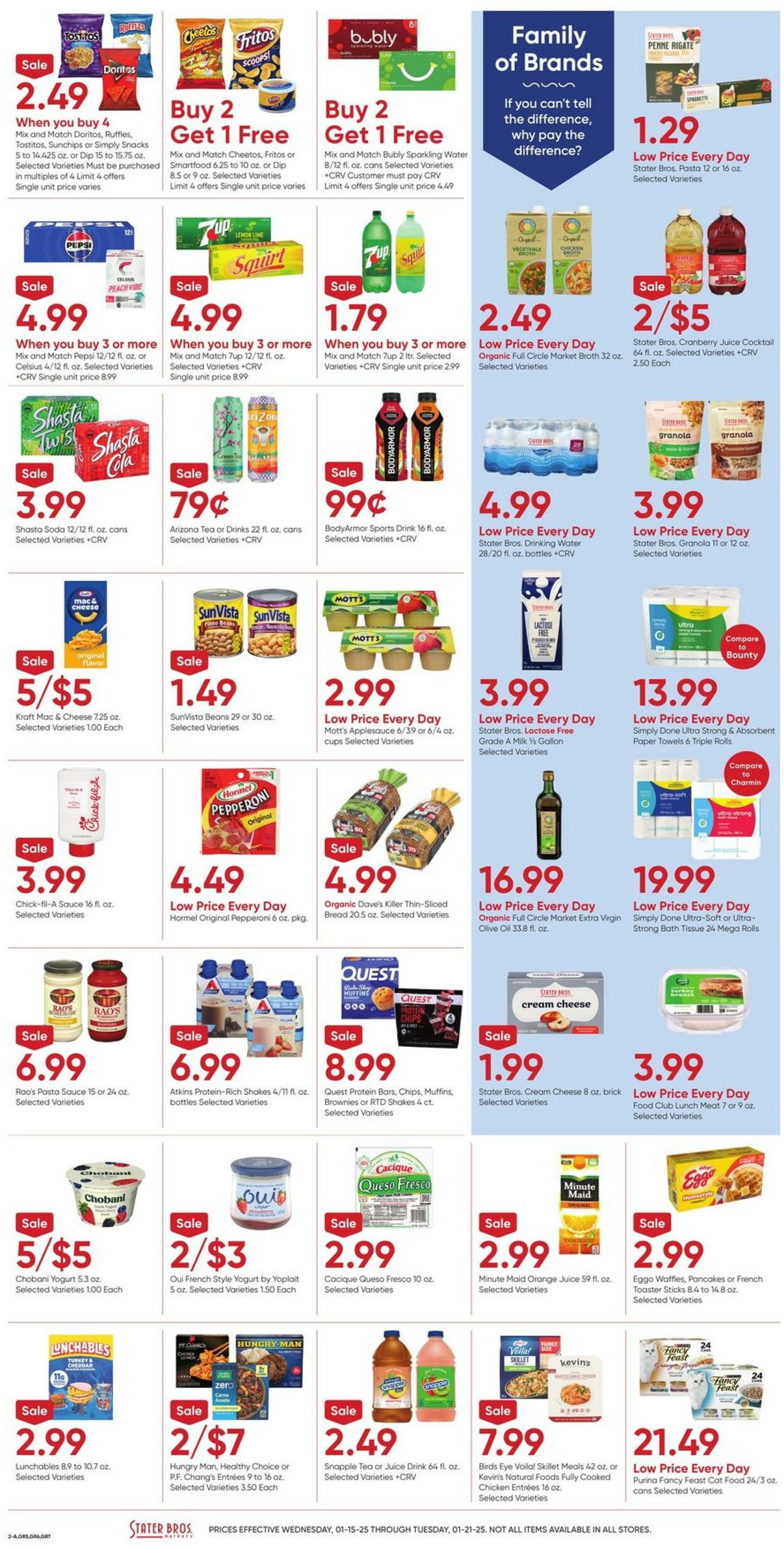 Weekly ad Stater Bros 01/15/2025 - 01/21/2025