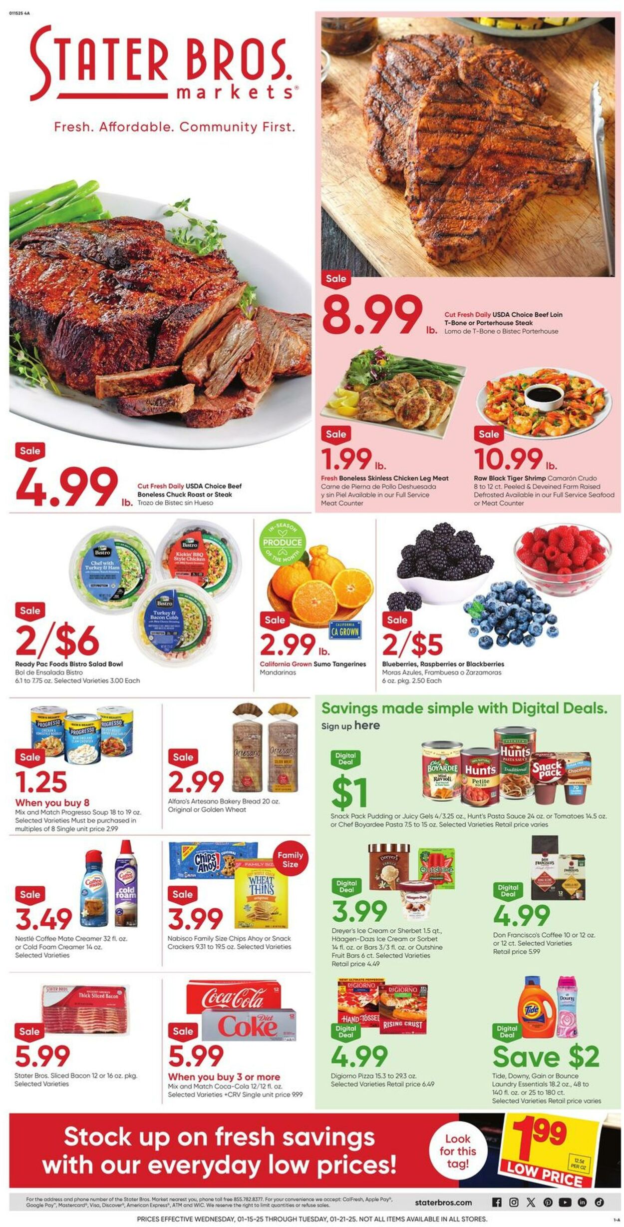 Weekly ad Stater Bros 01/15/2025 - 01/21/2025