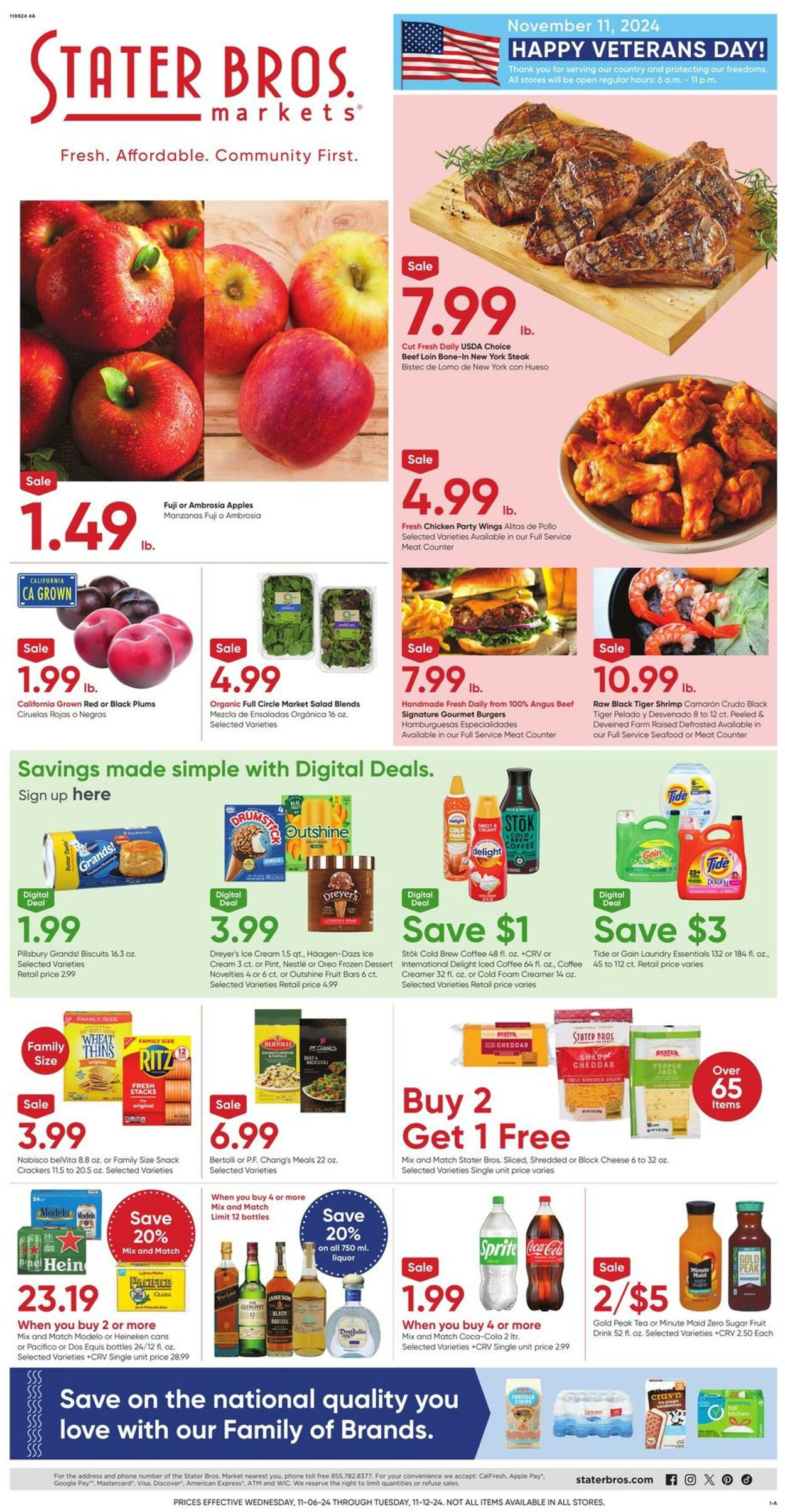 Weekly ad Stater Bros 11/06/2024 - 11/12/2024