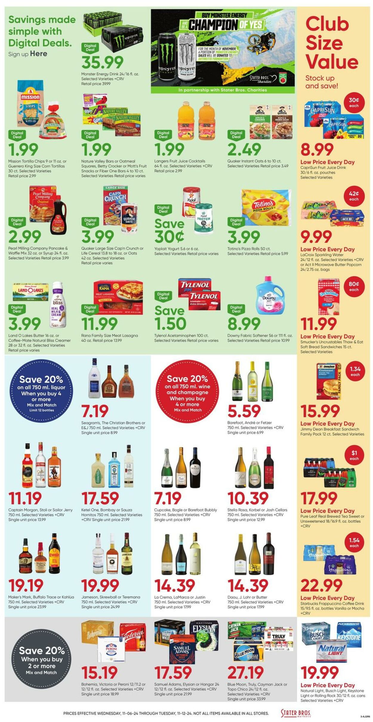 Weekly ad Stater Bros 11/06/2024 - 11/12/2024