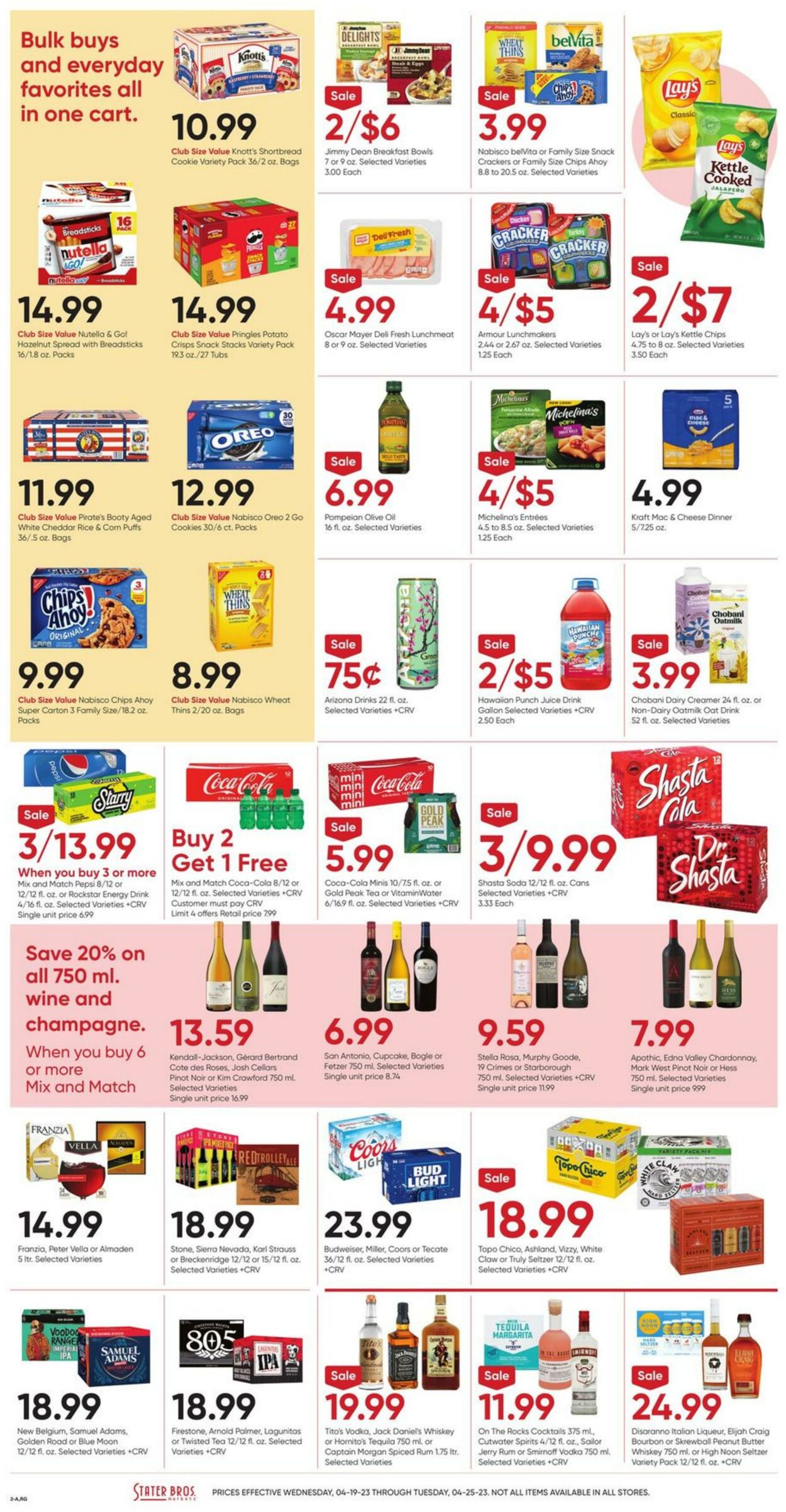 Weekly ad Stater Bros 04/19/2023 - 04/25/2023