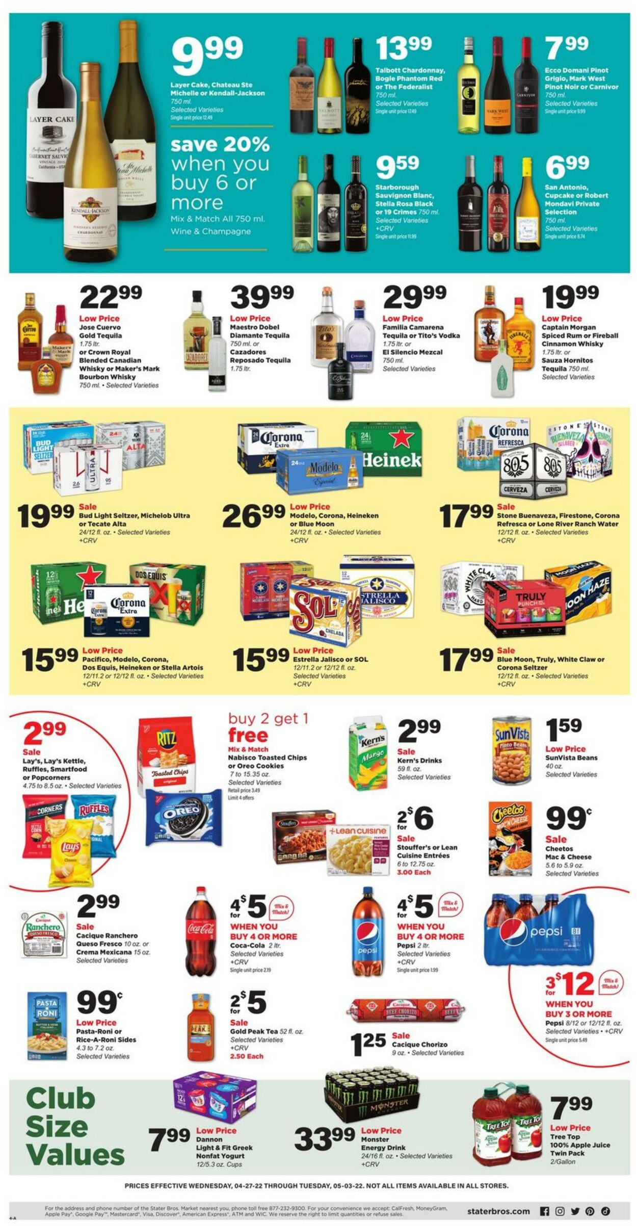 Weekly ad Stater Bros 04/27/2022 - 05/03/2022