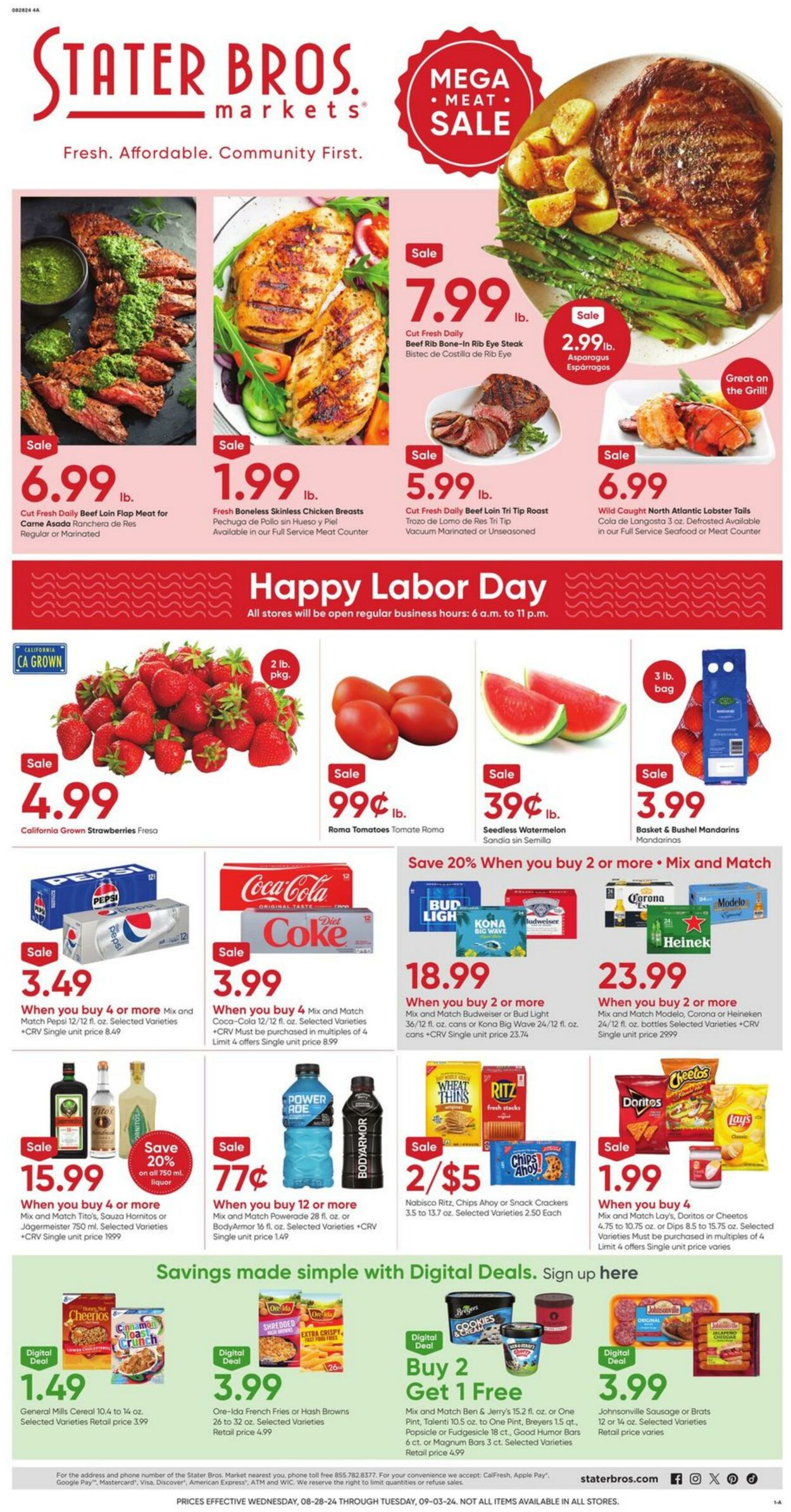 Weekly ad Stater Bros 08/28/2024 - 09/03/2024