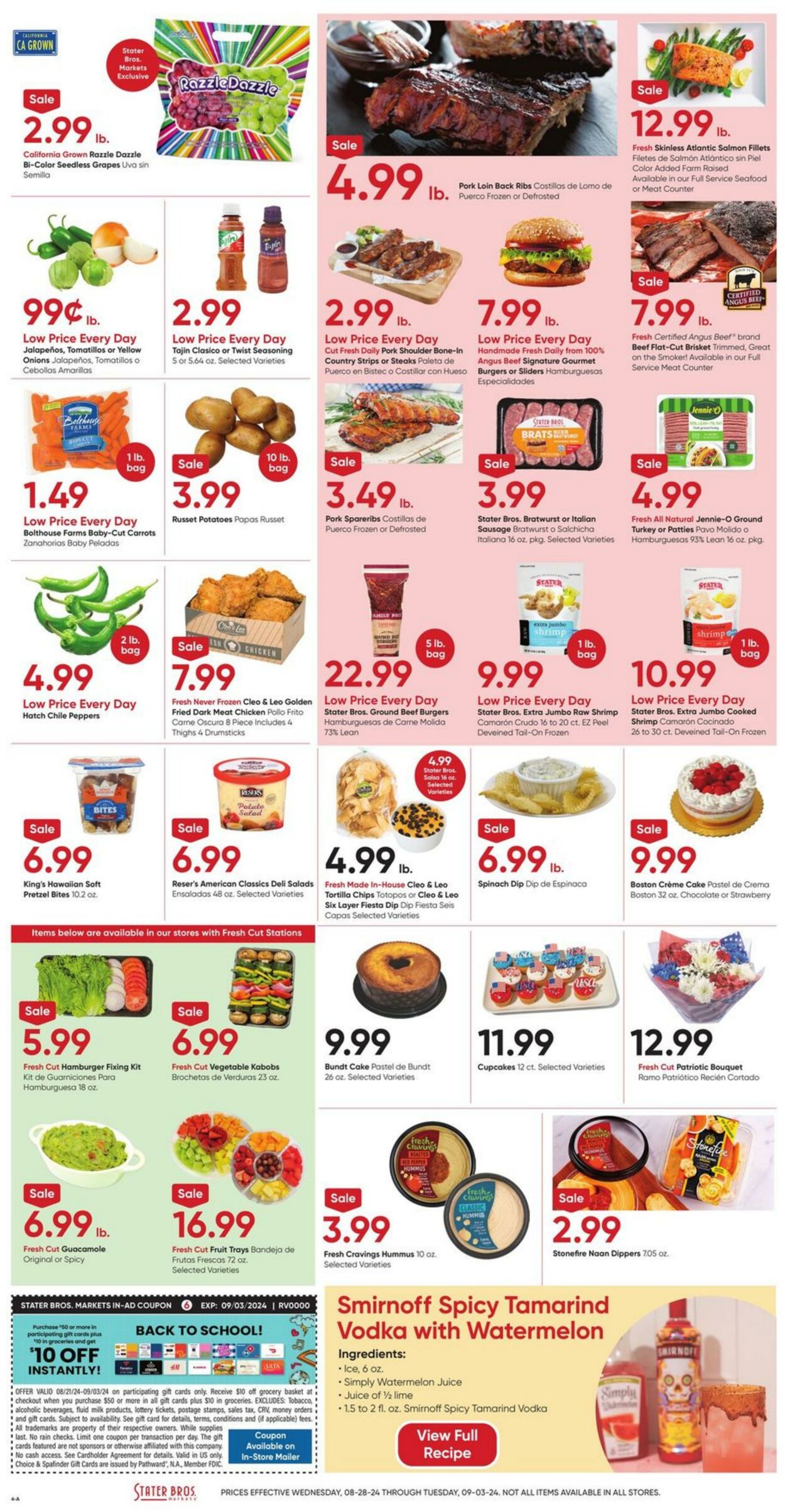 Weekly ad Stater Bros 08/28/2024 - 09/03/2024