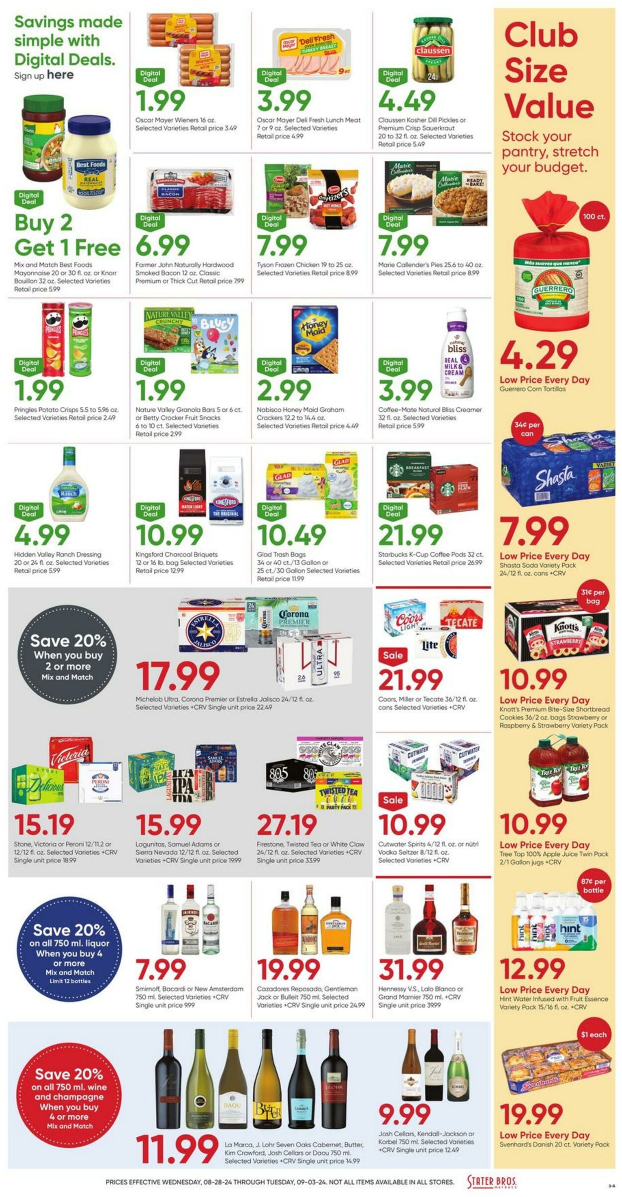 Weekly ad Stater Bros 08/28/2024 - 09/03/2024