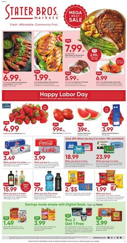 Weekly ad Stater Bros 10/09/2024 - 10/15/2024