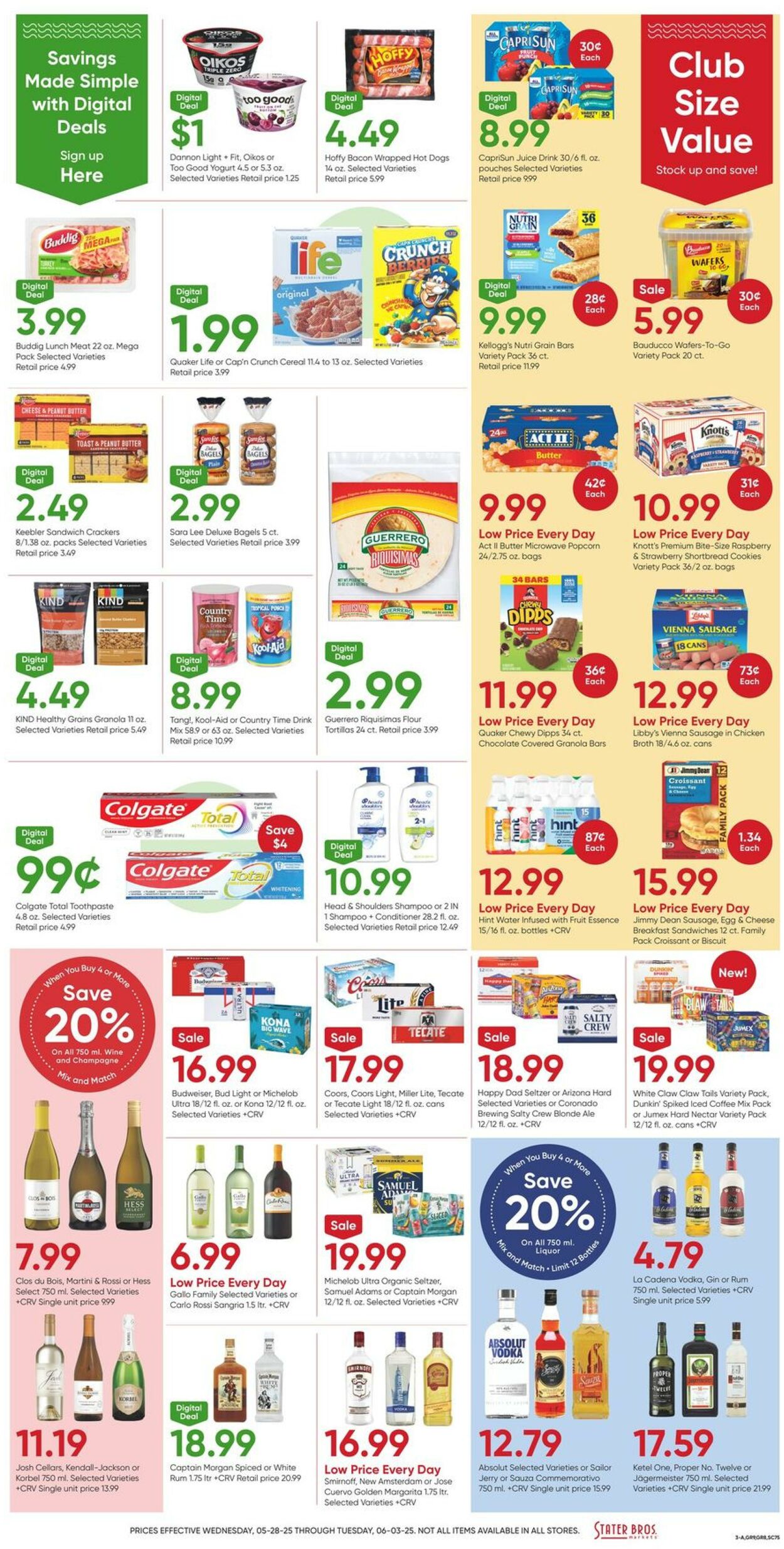 Weekly ad Stater Bros 05/28/2025 - 06/03/2025