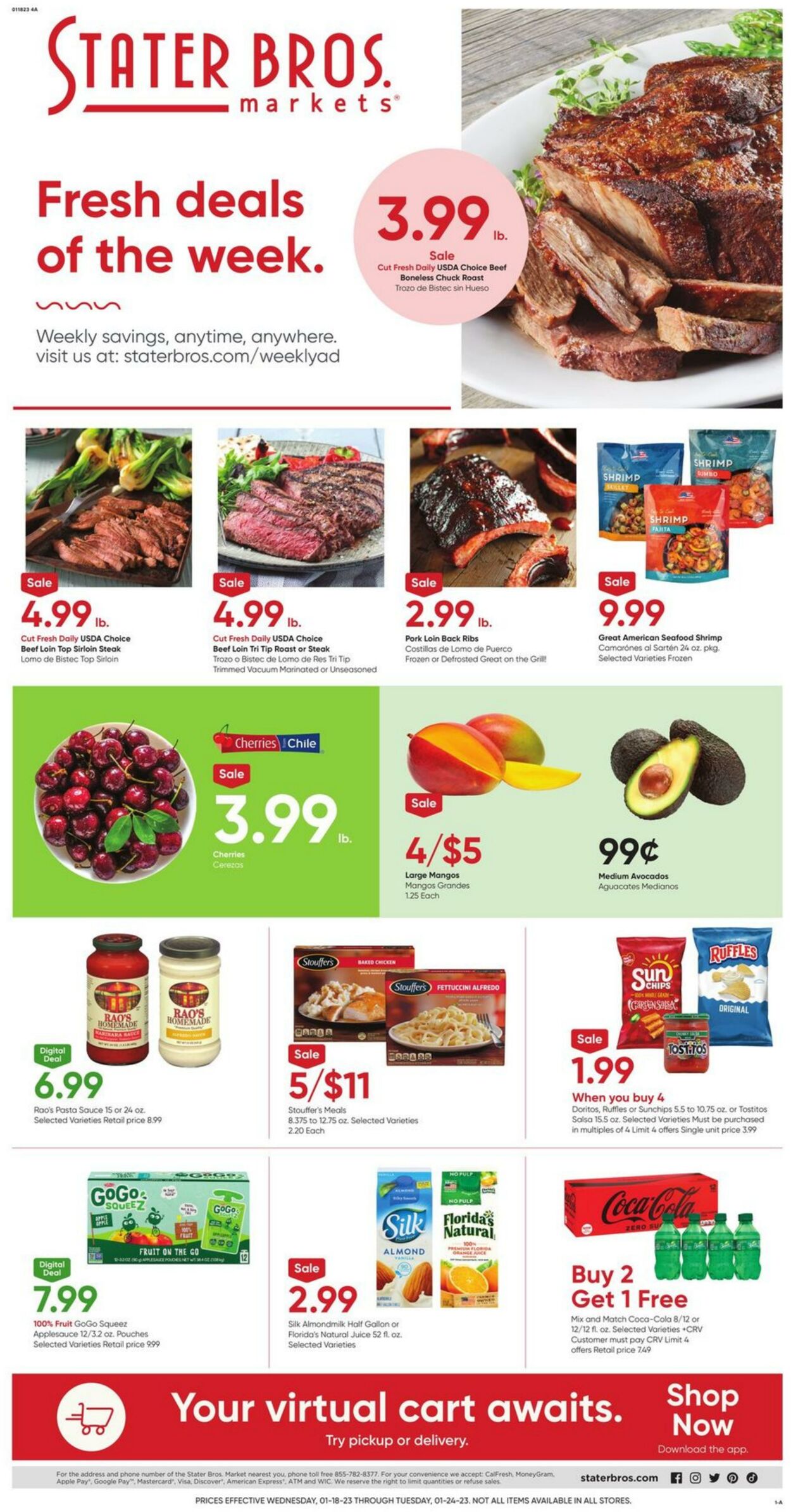 Weekly ad Stater Bros 01/18/2023-01/24/2023