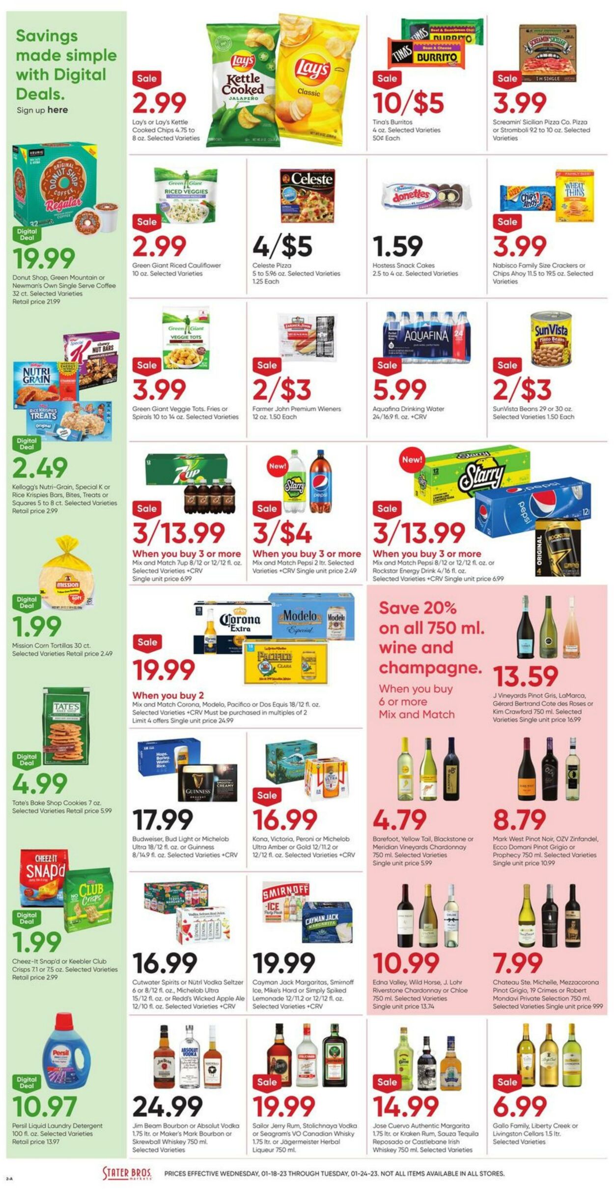 Weekly ad Stater Bros 01/18/2023 - 01/24/2023