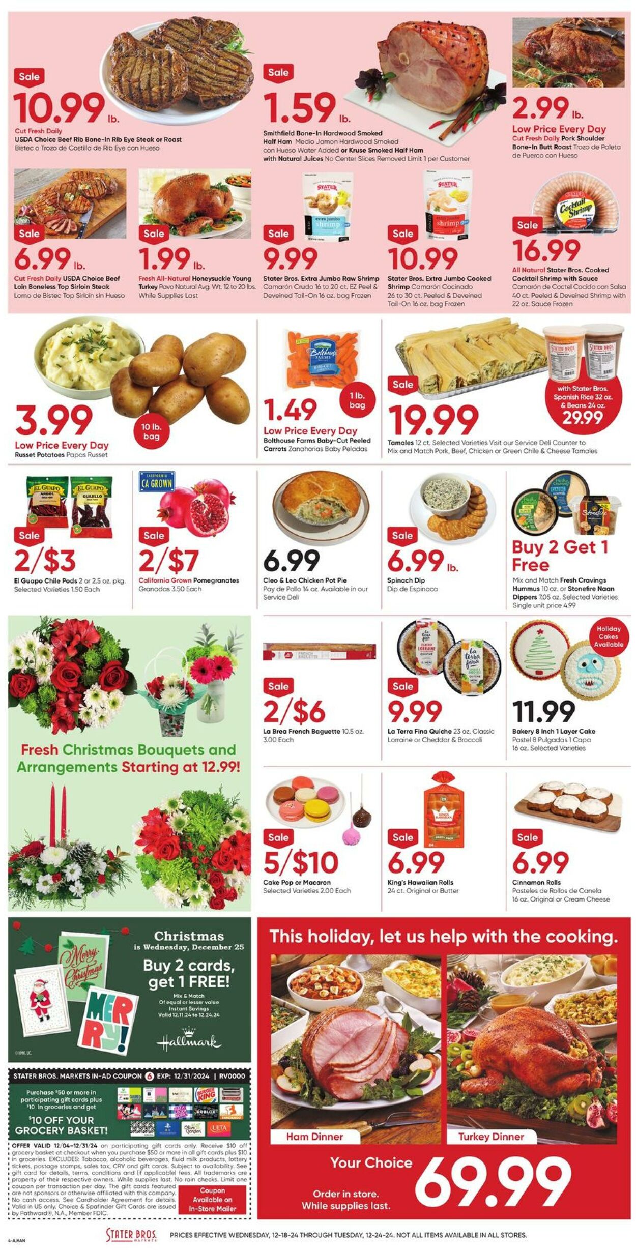 Weekly ad Stater Bros 12/18/2024 - 12/24/2024