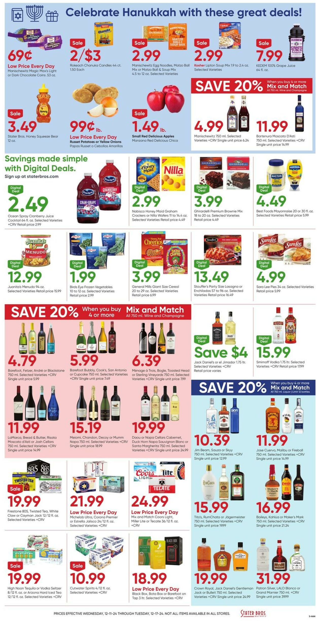 Weekly ad Stater Bros 12/11/2024 - 12/17/2024