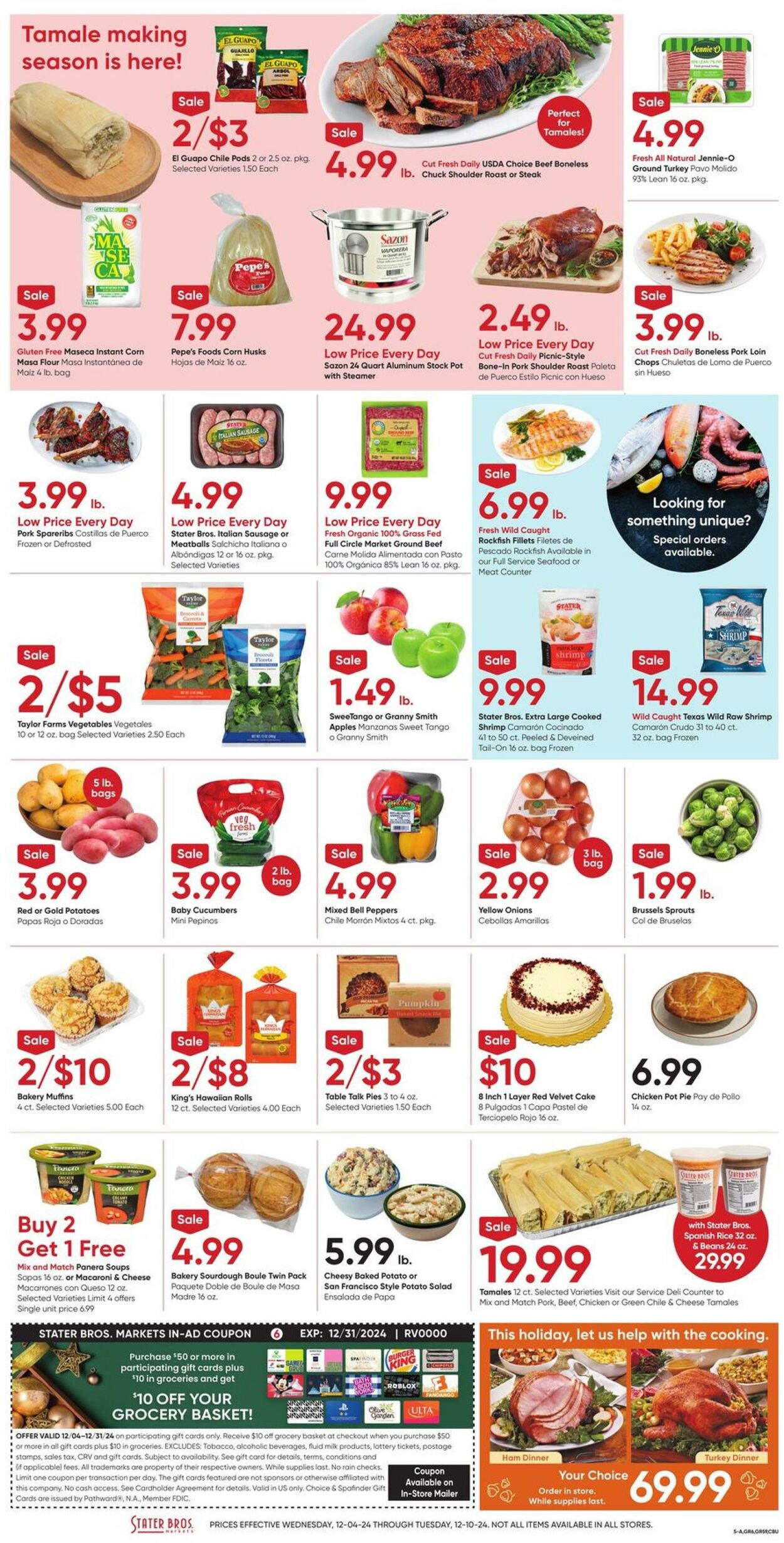 Weekly ad Stater Bros 12/04/2024 - 12/10/2024