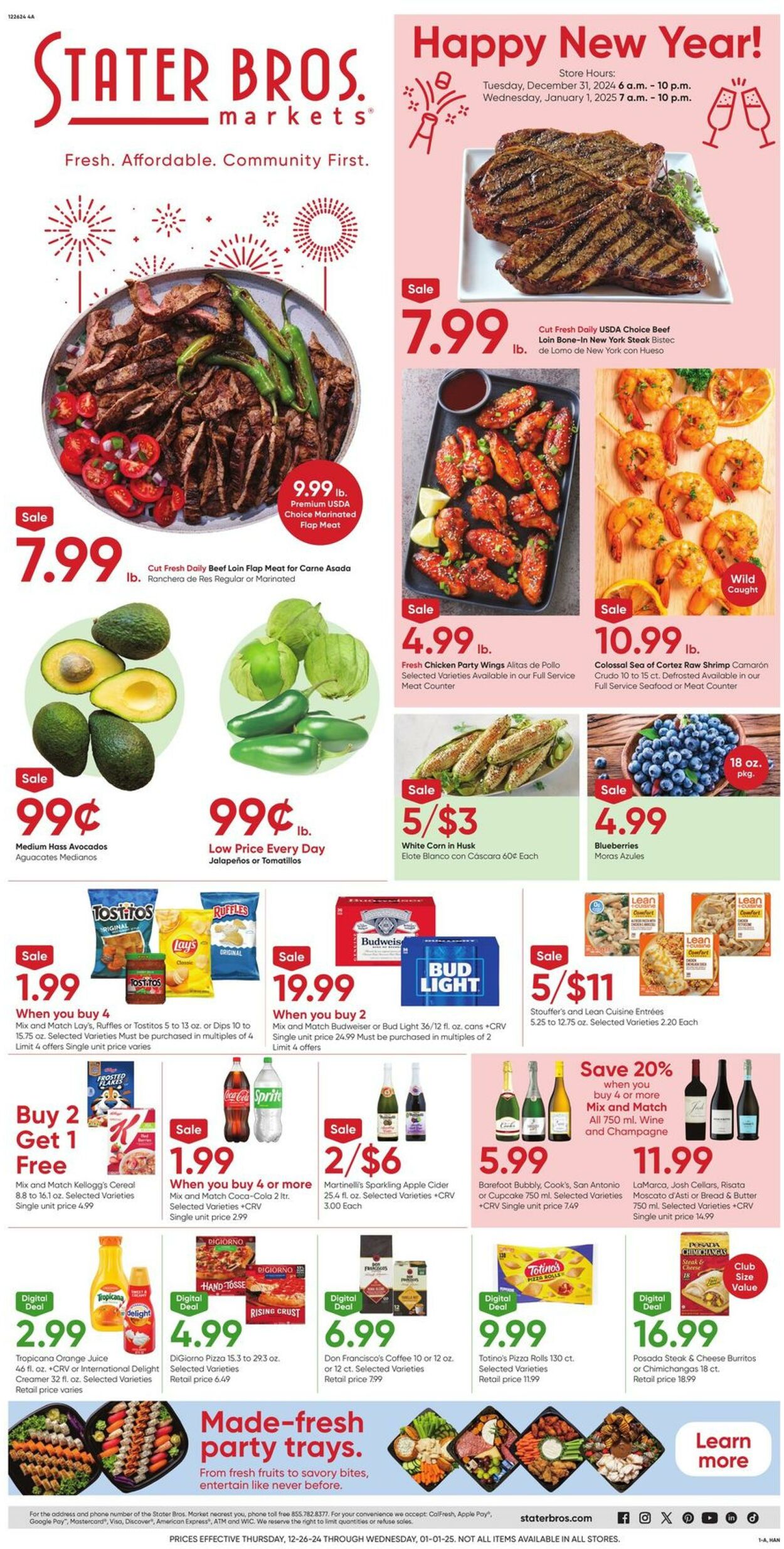 Weekly ad Stater Bros 12/26/2024 - 01/01/2025