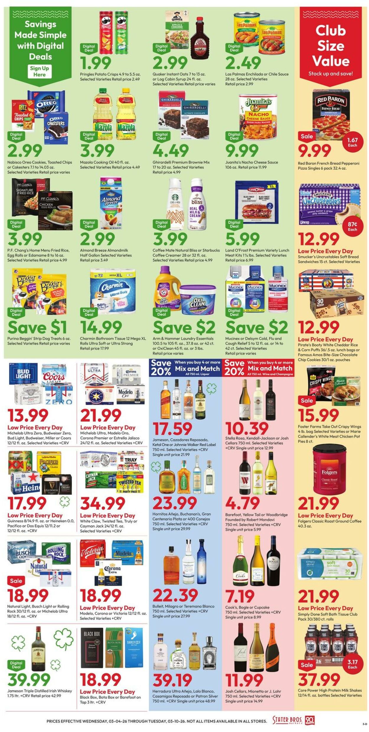 Weekly ad Stater Bros 03/04/2026 - 03/10/2026