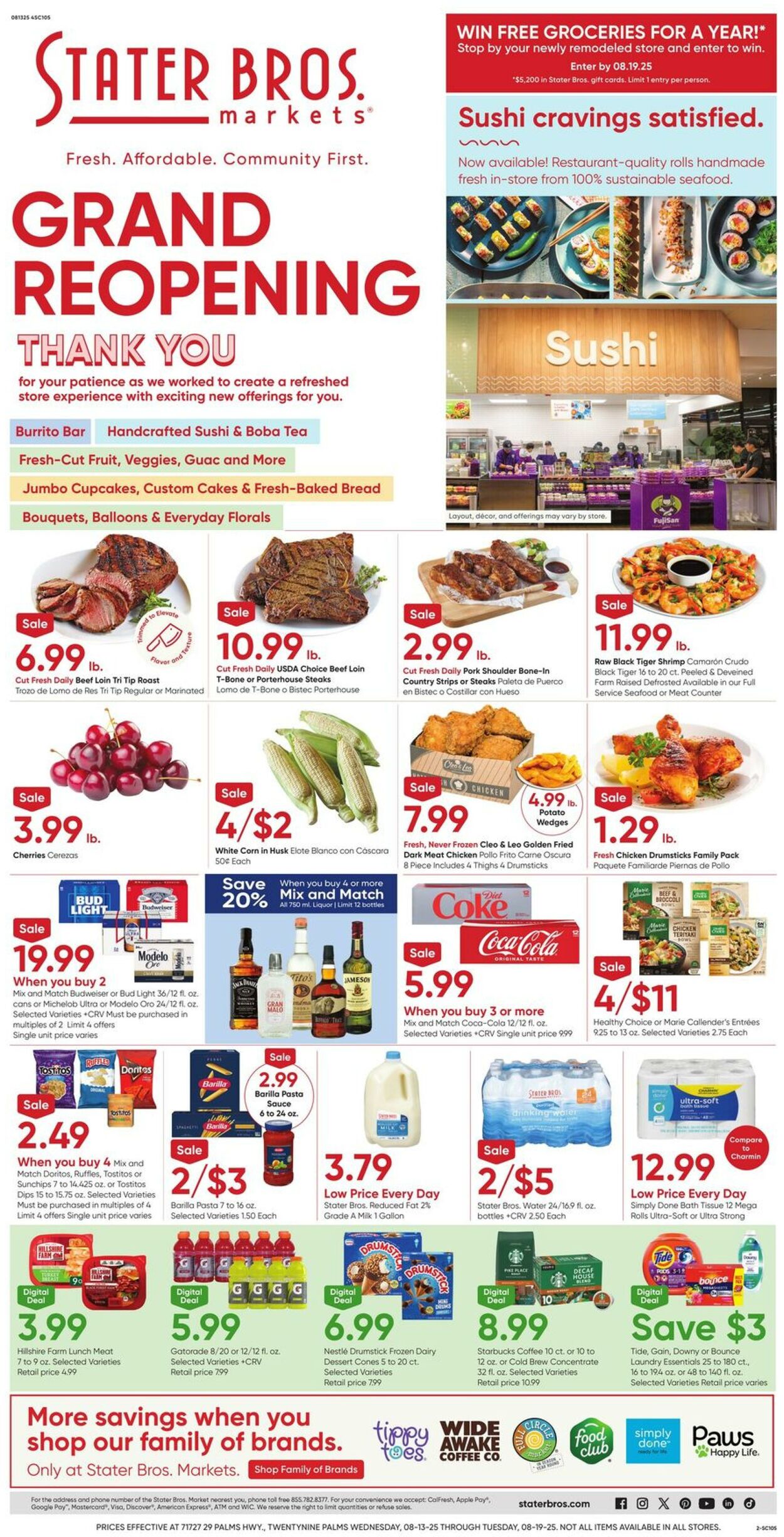 Weekly ad Stater Bros 08/13/2025 - 08/19/2025