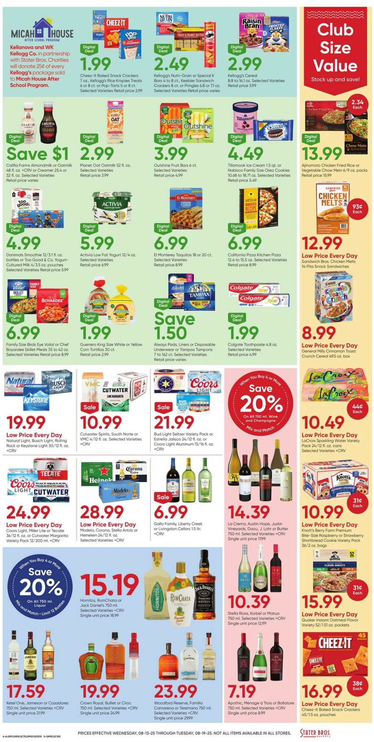 Weekly ad Stater Bros 08/13/2025 - 08/19/2025