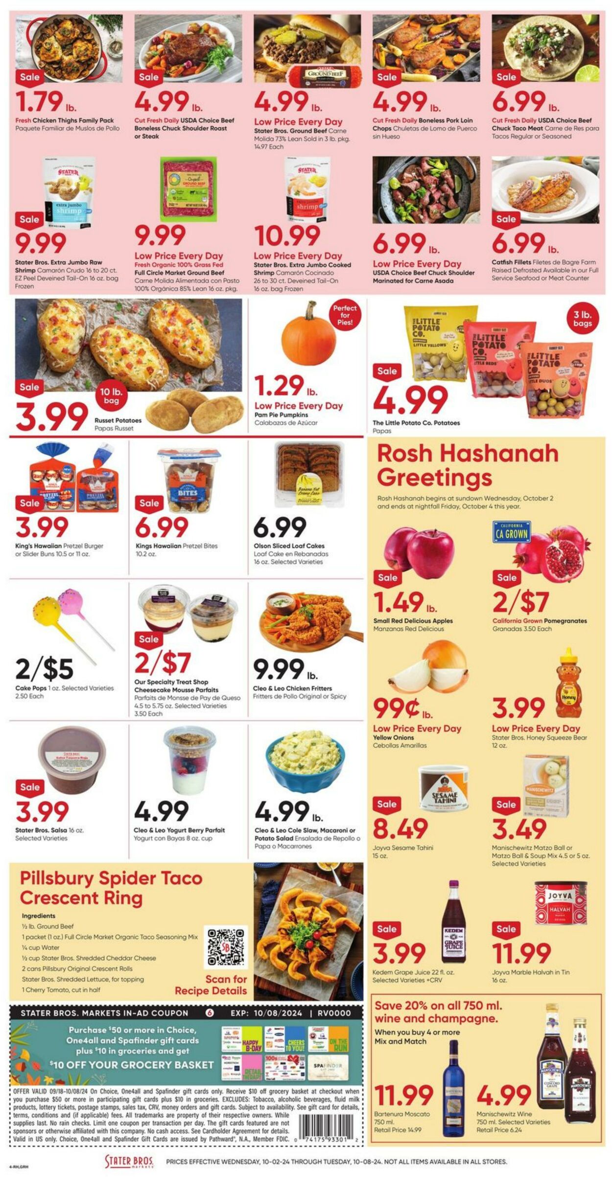 Weekly ad Stater Bros 10/02/2024 - 10/08/2024