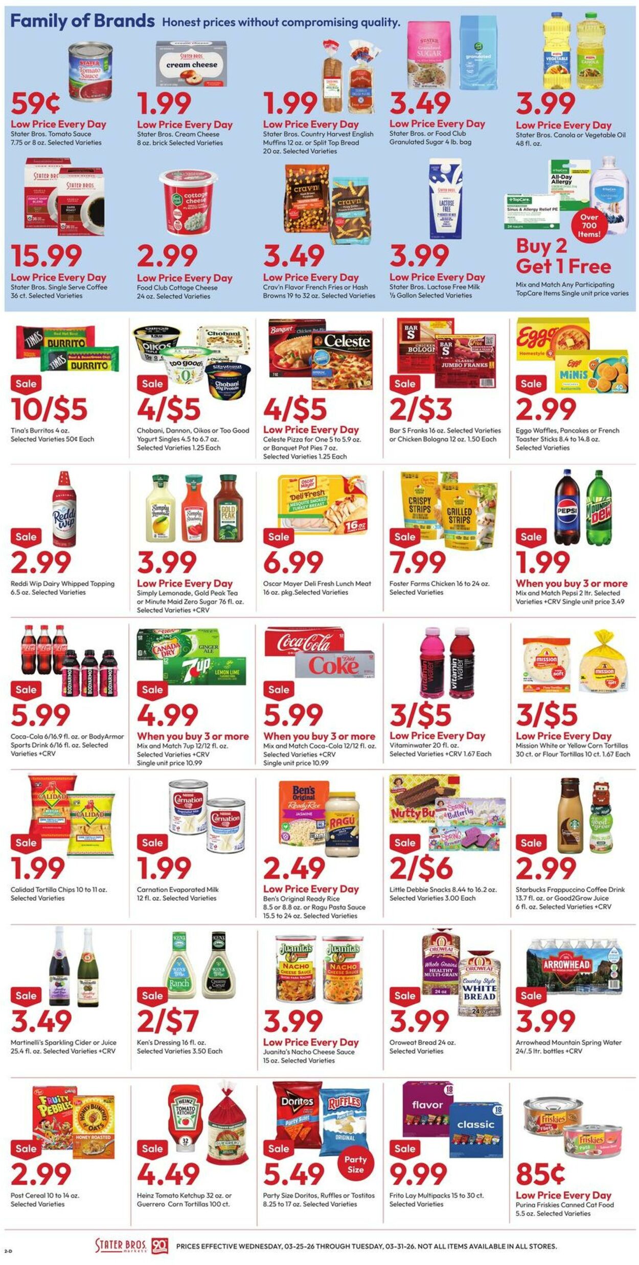 Weekly ad Stater Bros 03/25/2026 - 03/31/2026
