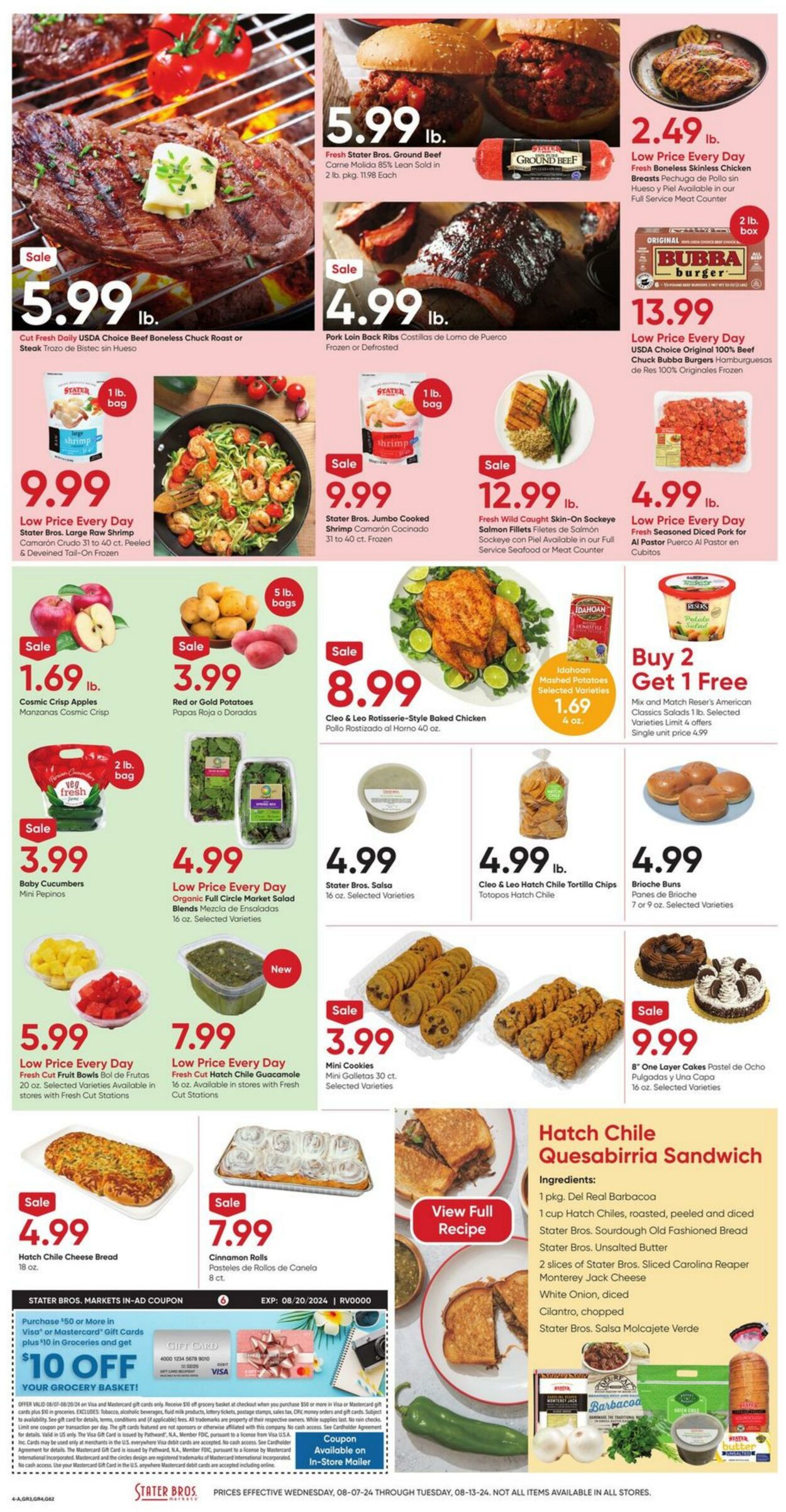 Weekly ad Stater Bros 08/07/2024 - 08/13/2024