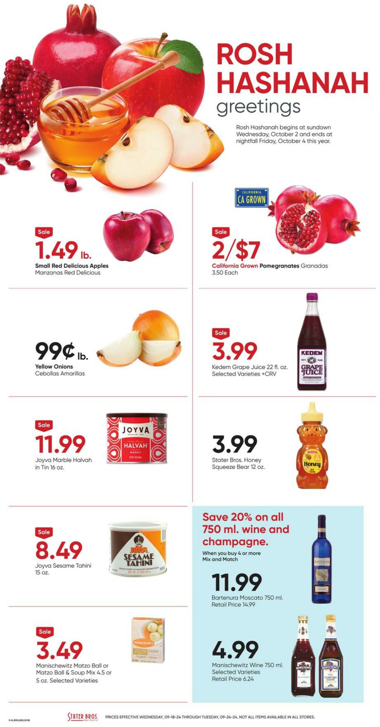 Weekly ad Stater Bros 09/18/2024 - 09/24/2024