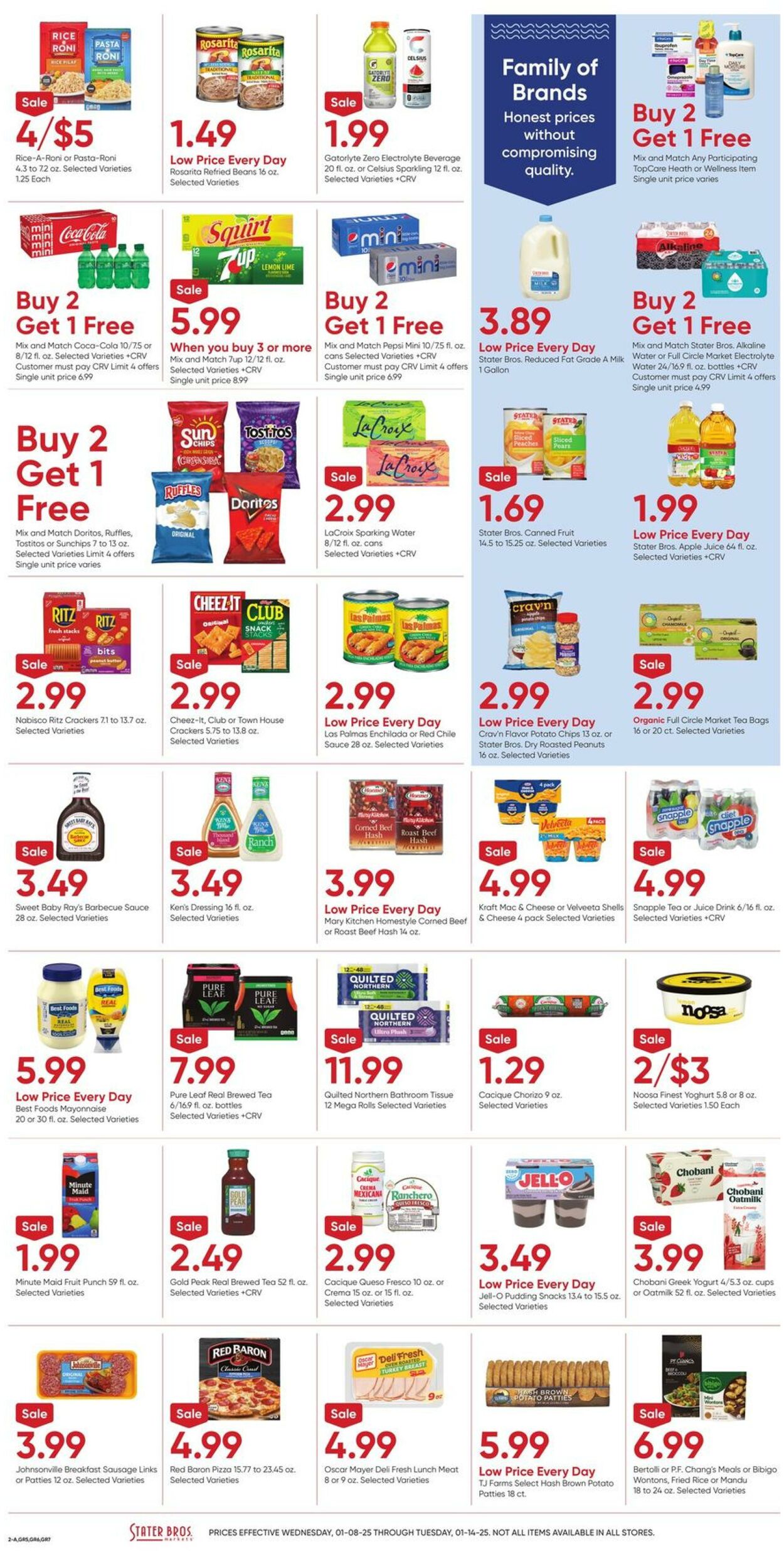 Weekly ad Stater Bros 01/08/2025 - 01/14/2025