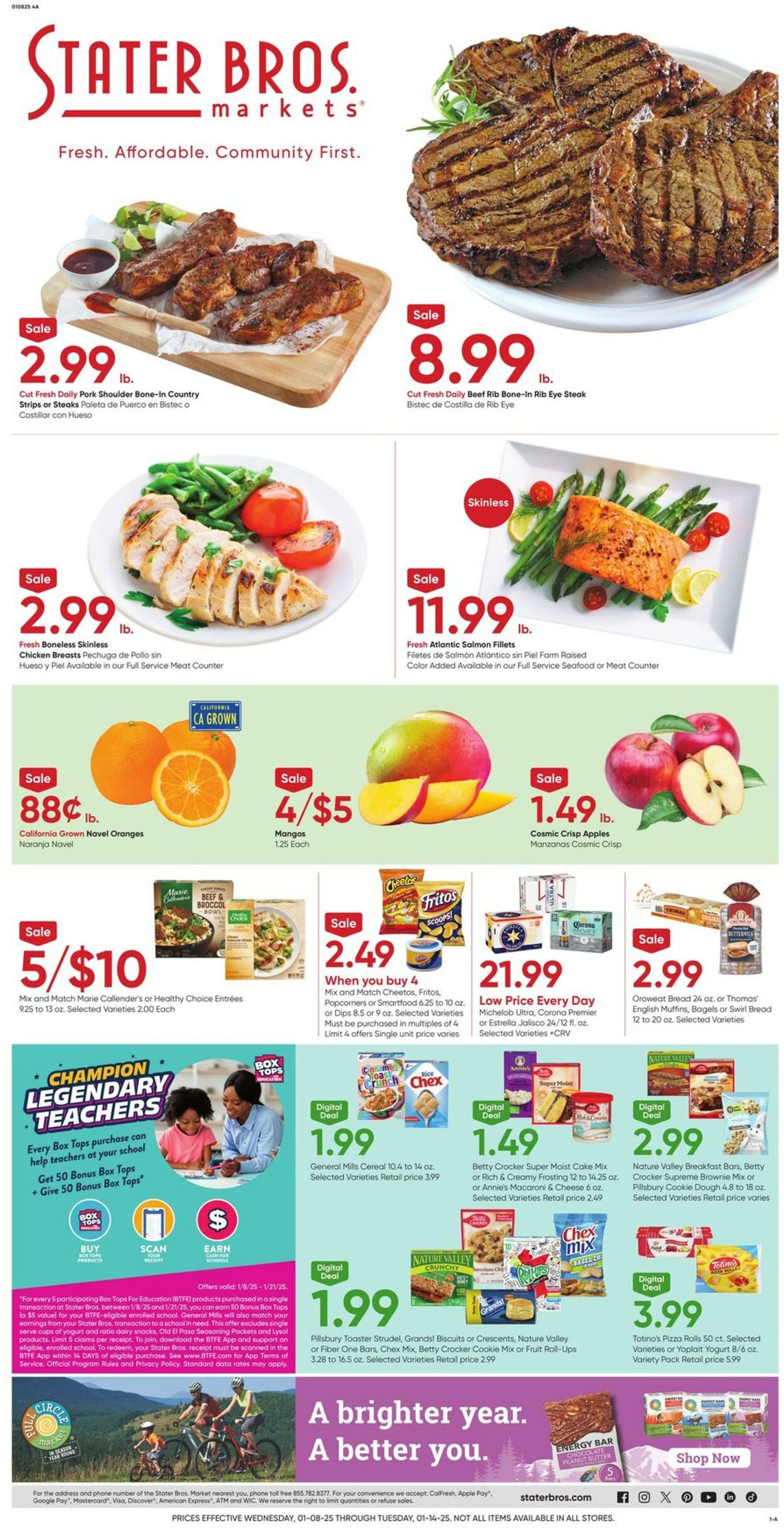 Weekly ad Stater Bros 01/08/2025 - 01/14/2025