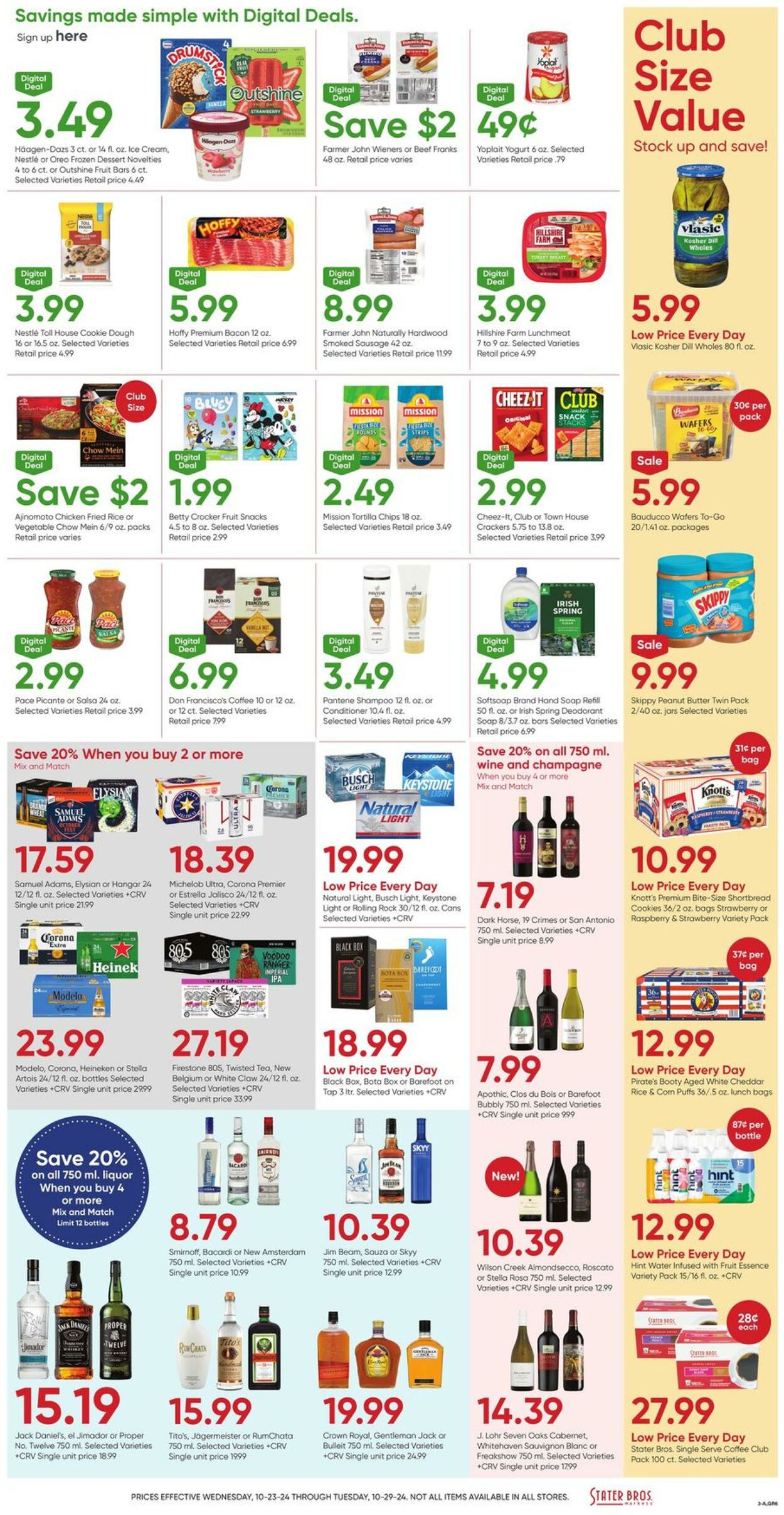 Weekly ad Stater Bros 10/23/2024 - 10/29/2024