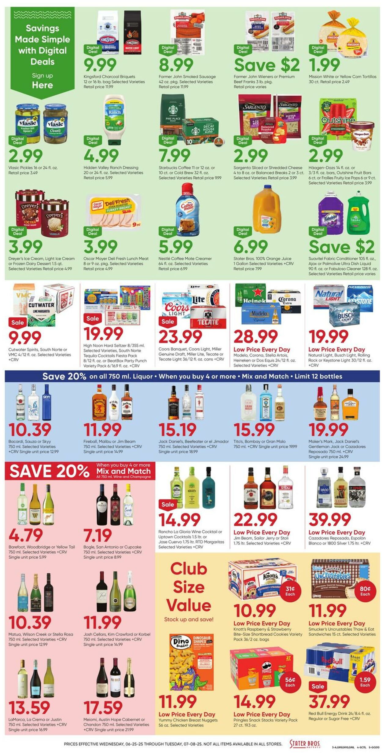 Weekly ad Stater Bros 06/25/2025 - 07/01/2025