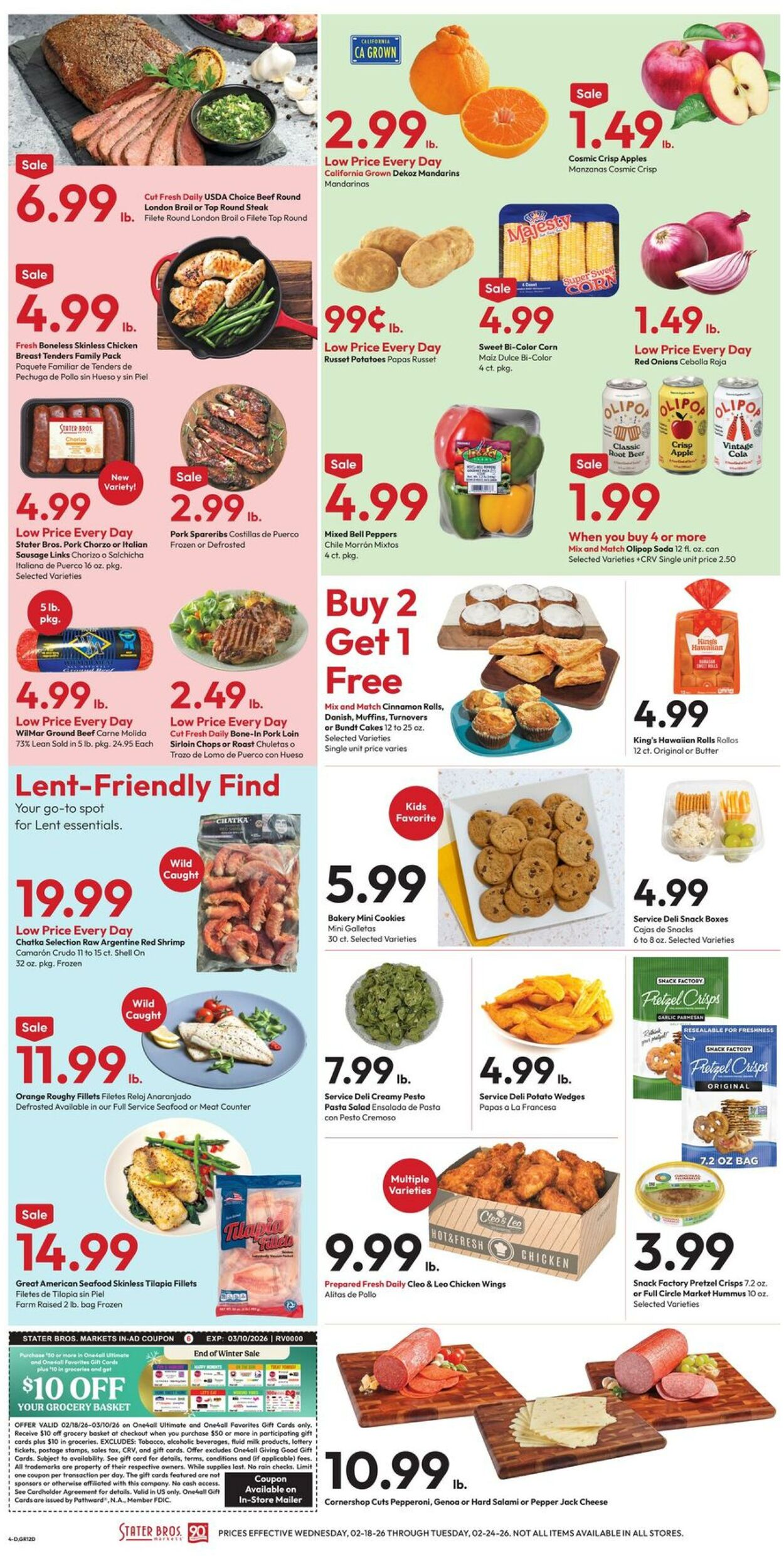 Weekly ad Stater Bros 02/18/2026 - 02/24/2026