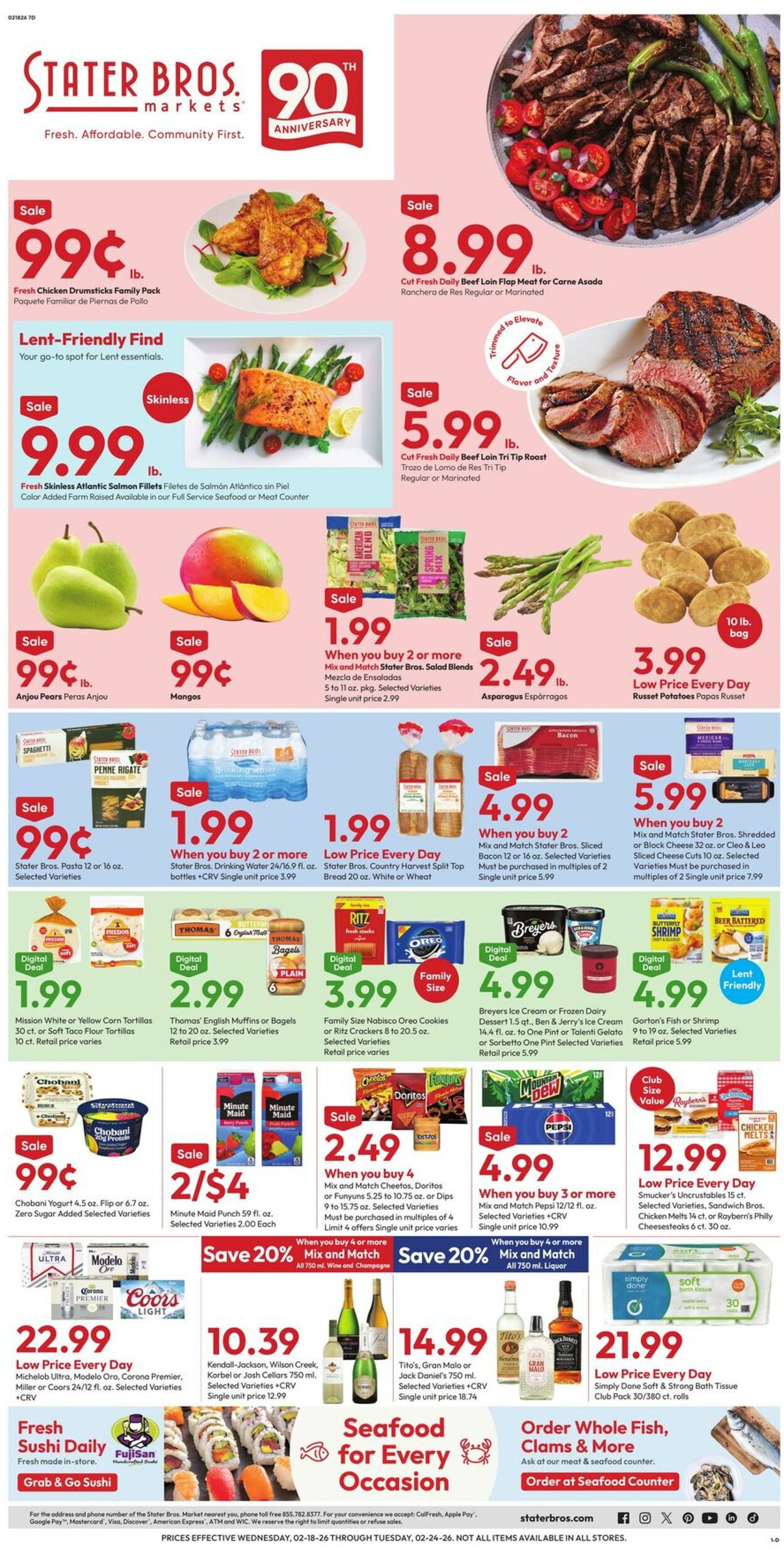 Weekly ad Stater Bros 02/18/2026 - 02/24/2026
