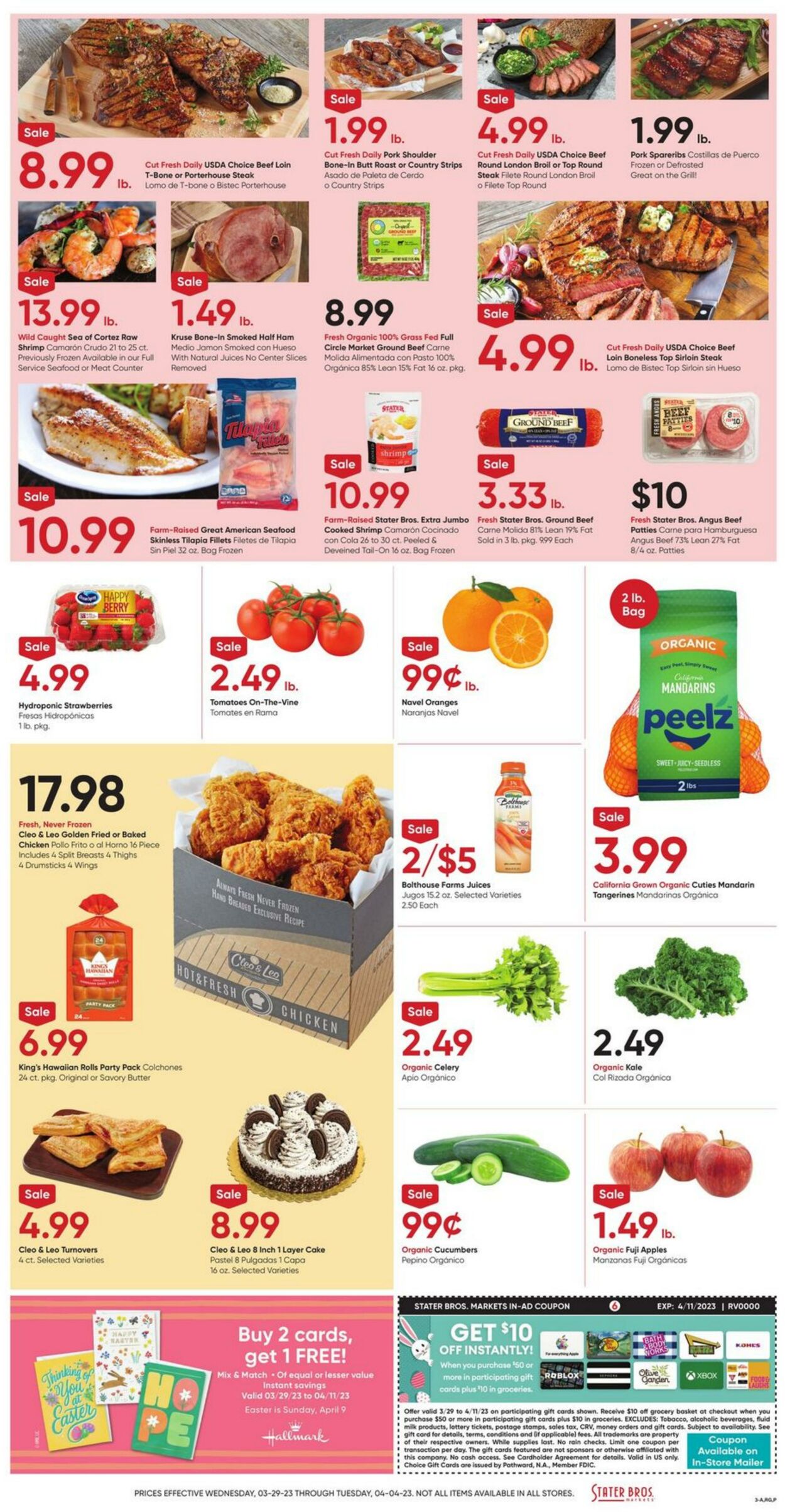 Weekly ad Stater Bros 03/29/2023 - 04/04/2023