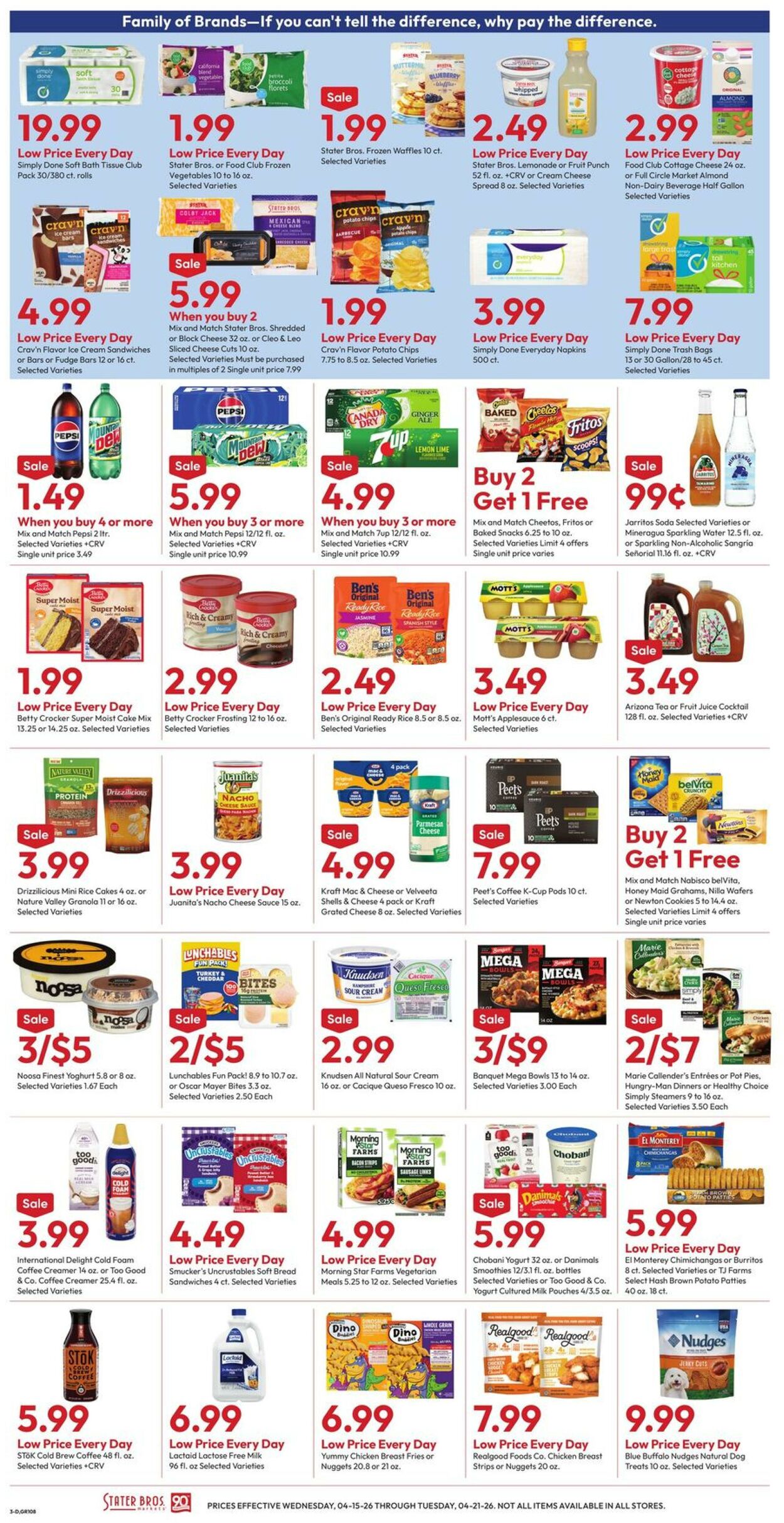 Weekly ad Stater Bros 04/15/2026 - 04/21/2026