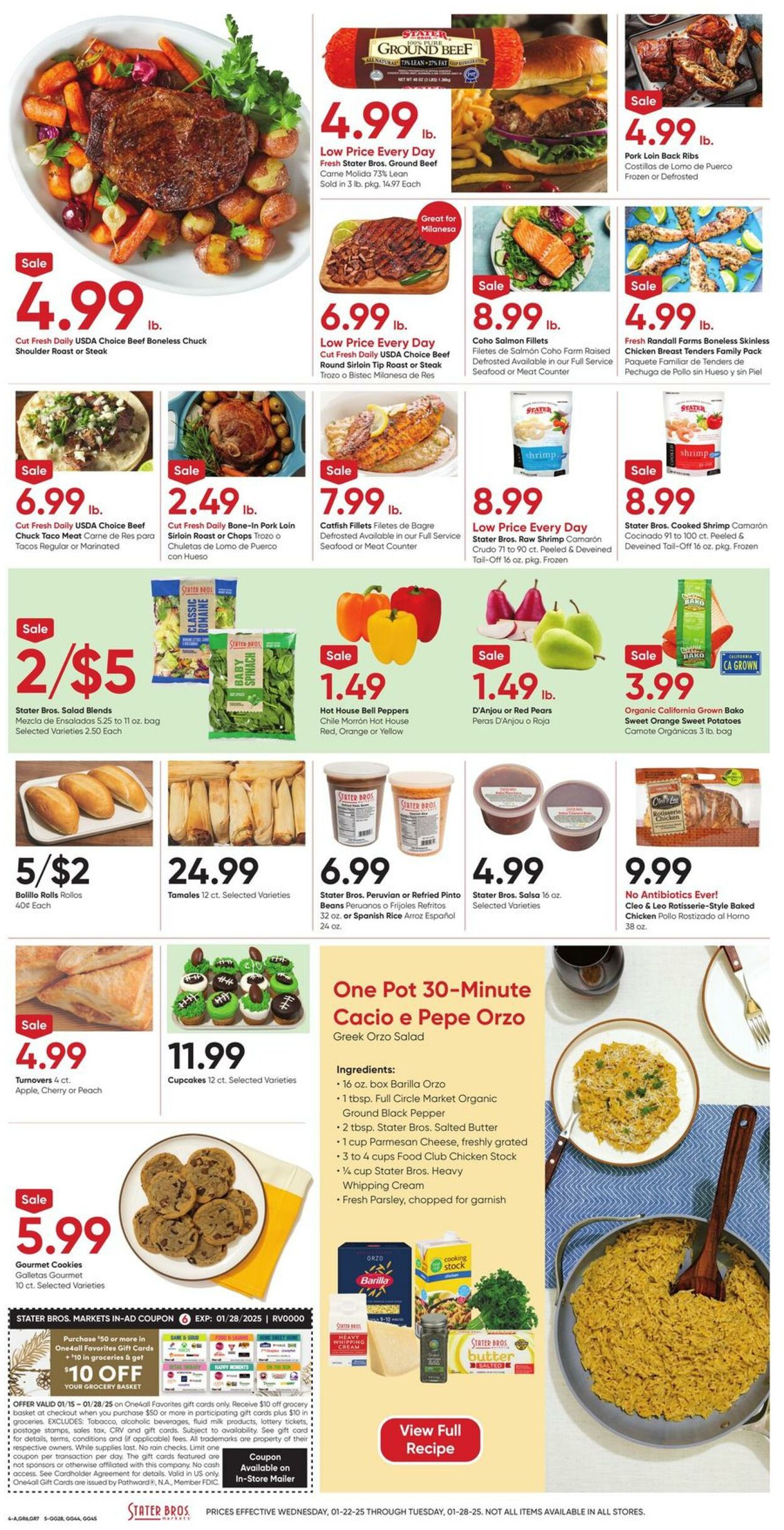 Weekly ad Stater Bros 01/22/2025 - 01/28/2025