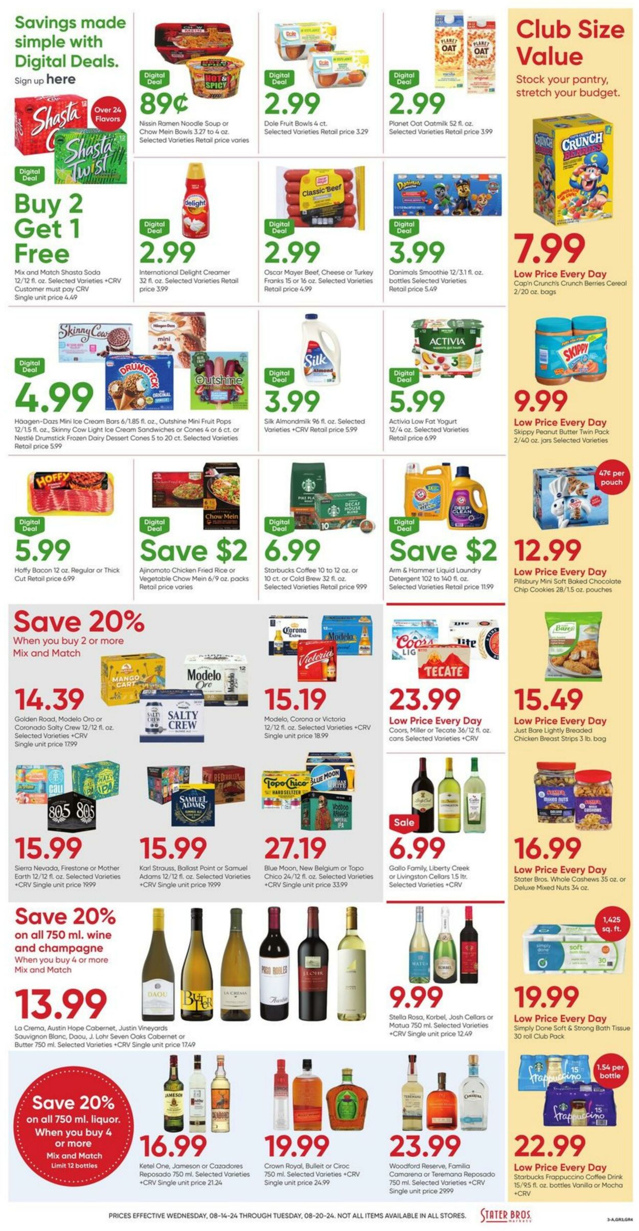 Weekly ad Stater Bros 08/14/2024 - 08/20/2024