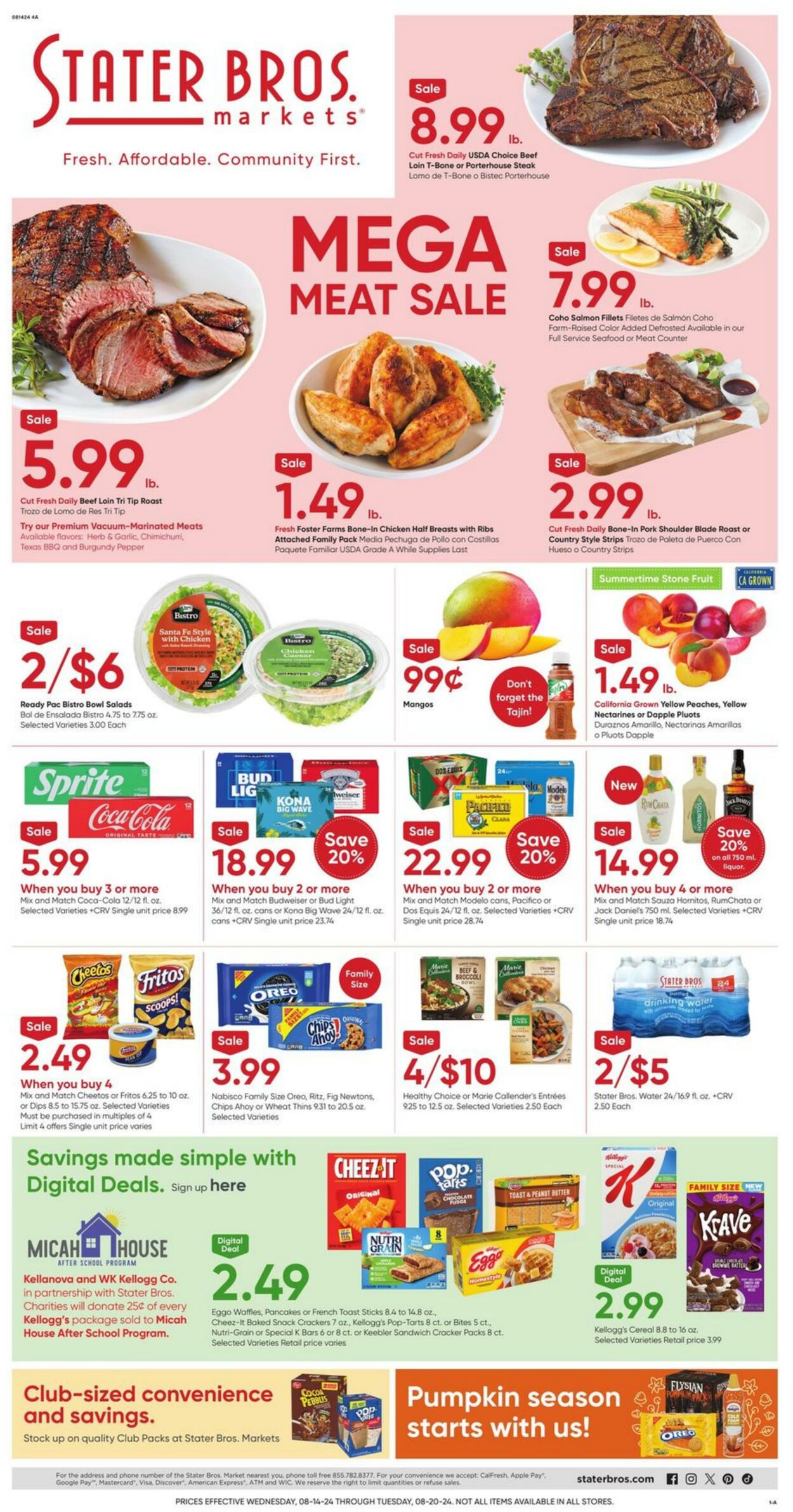 Weekly ad Stater Bros 08/14/2024 - 08/20/2024