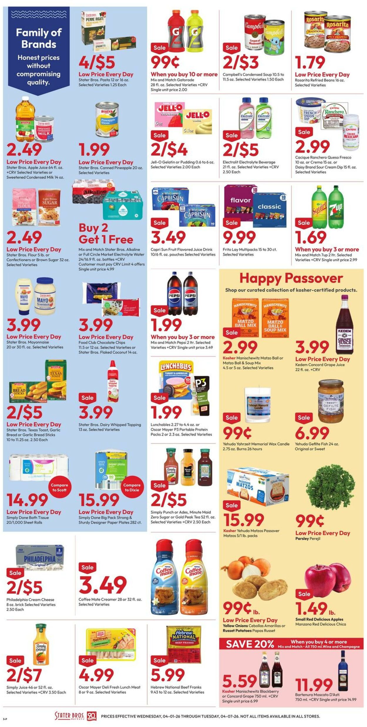 Weekly ad Stater Bros 04/01/2026 - 04/07/2026