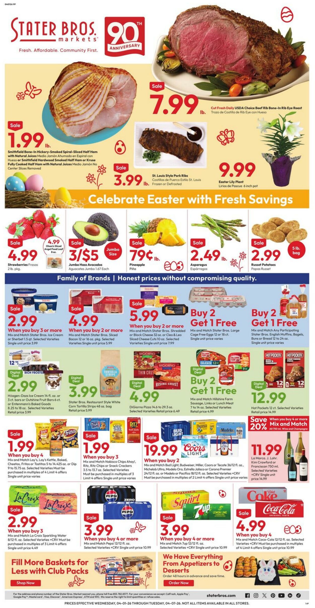 Weekly ad Stater Bros 04/01/2026 - 04/07/2026