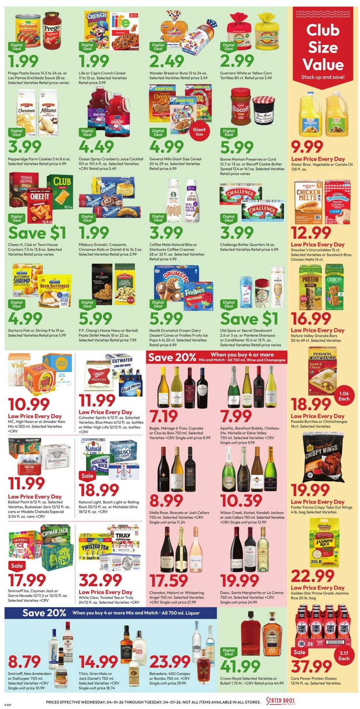 Weekly ad Stater Bros 04/01/2026 - 04/07/2026