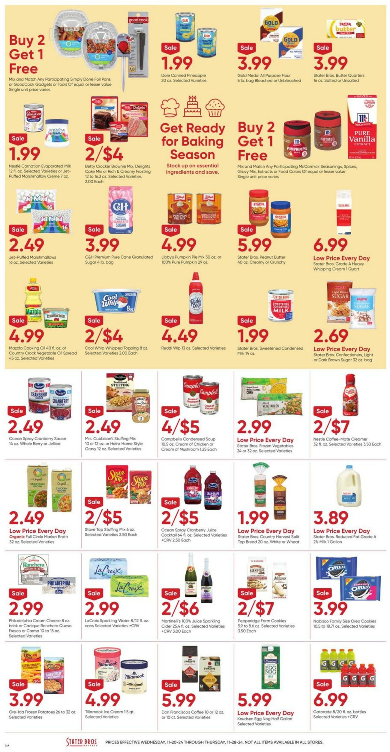 Weekly ad Stater Bros 11/20/2024 - 11/28/2024