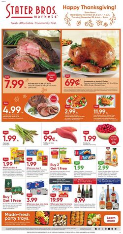 Weekly ad Stater Bros 11/20/2024 - 11/28/2024